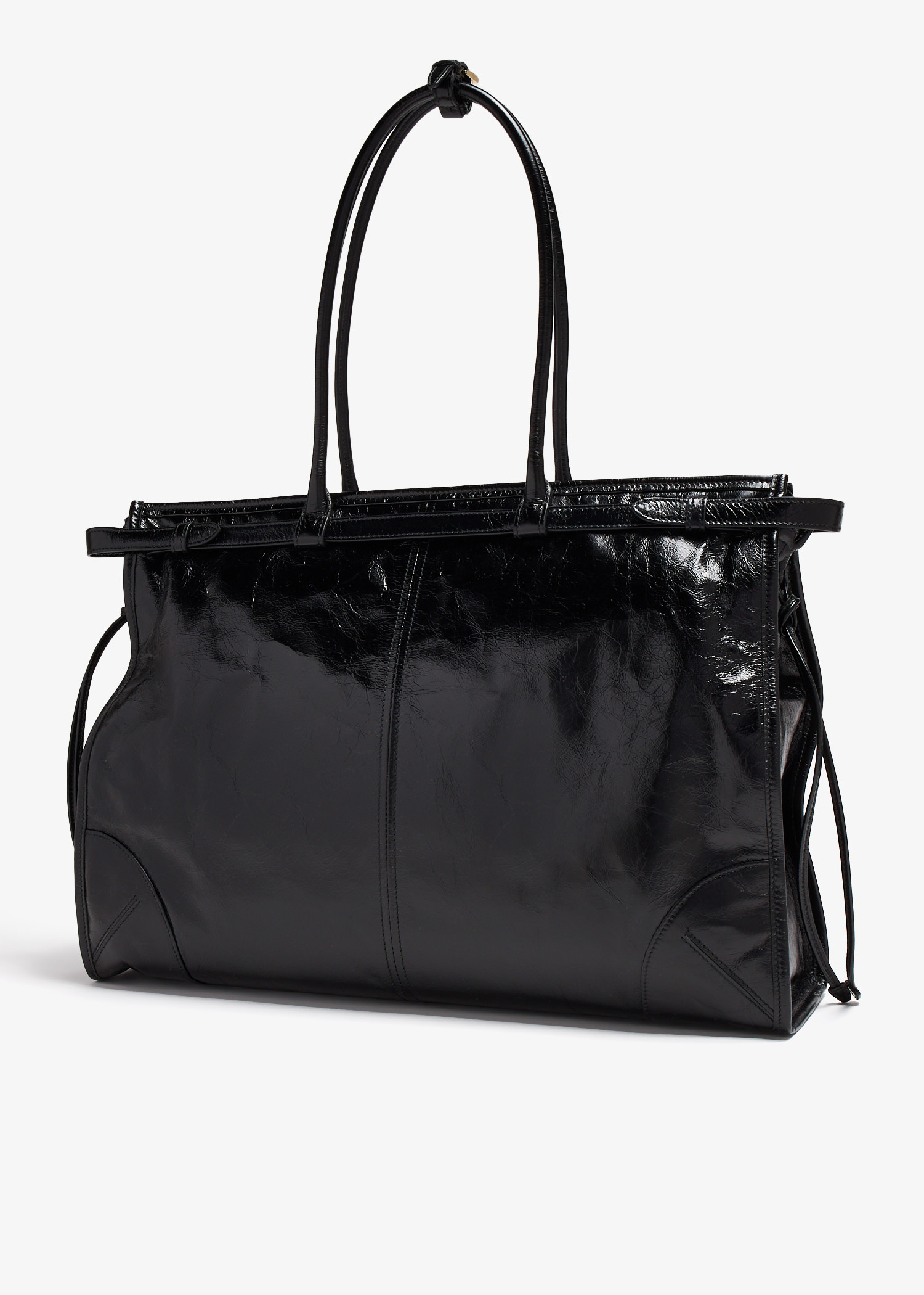 ハンドバッグ PRADA PRADA BONNIE EXTRA LARGE HANDBAG IN SOFT LUX LEATHER Black Prada Bonnie Extra Large Leather Handbag | PRADA