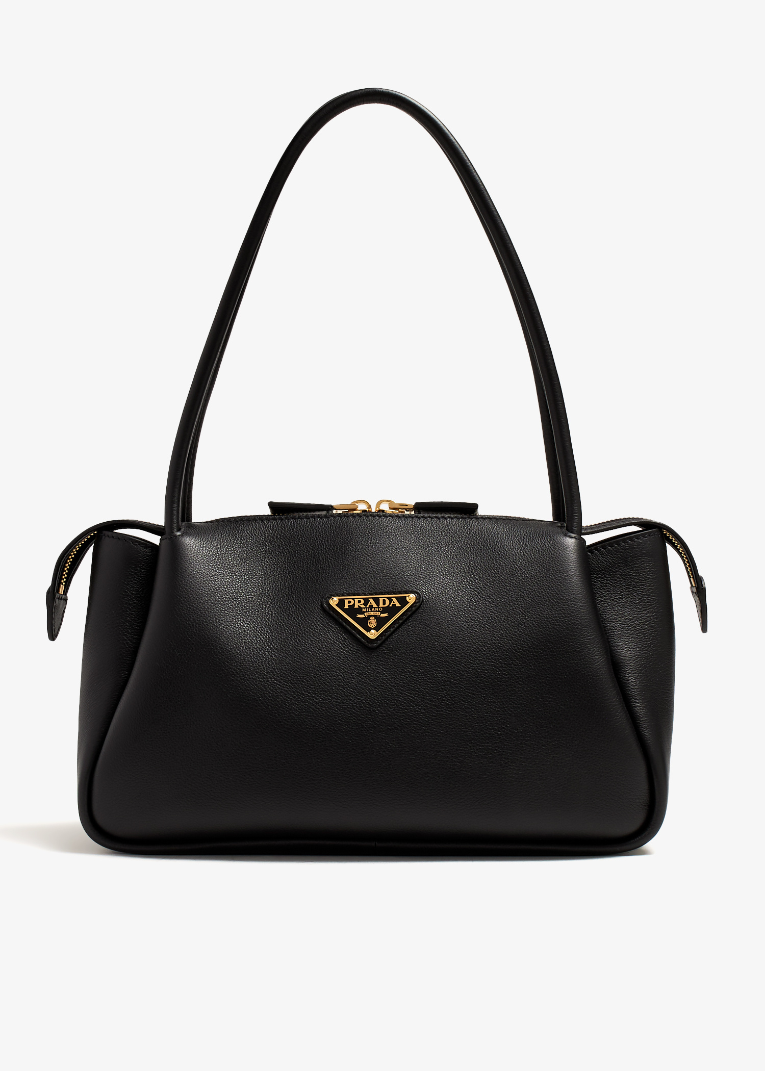 PRADA正規品/送料関税込み Darling leather ハンドバッグ Black Prada Darling leather handbag | PRADA