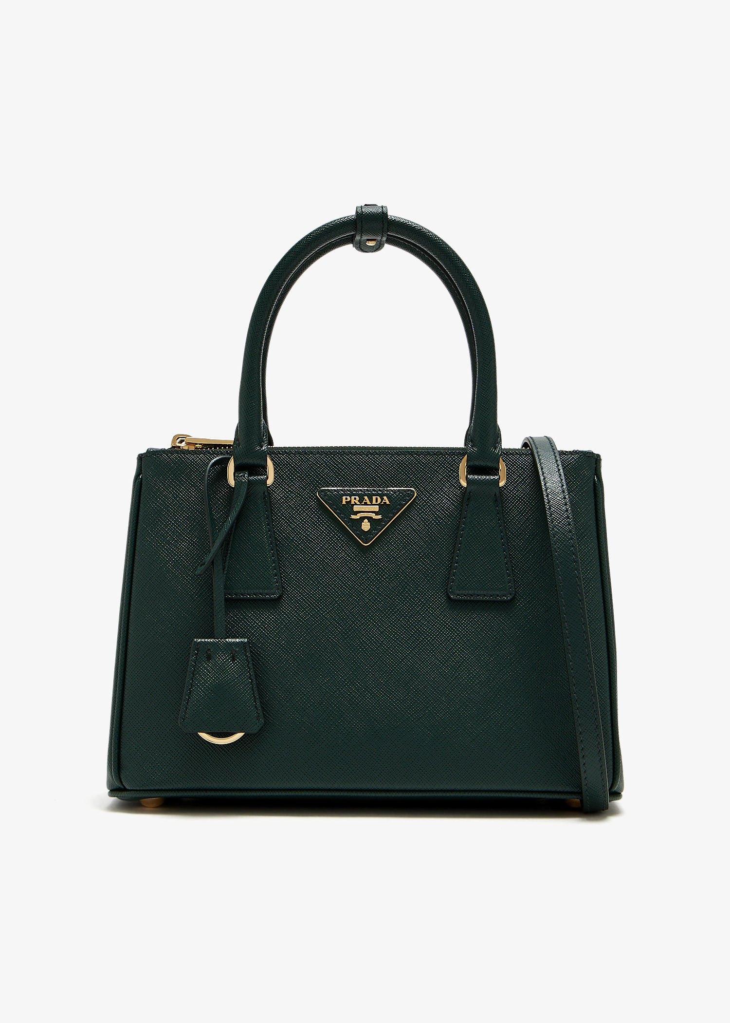 Prada Prada Galleria small leather bag for Women - Green in UAE 