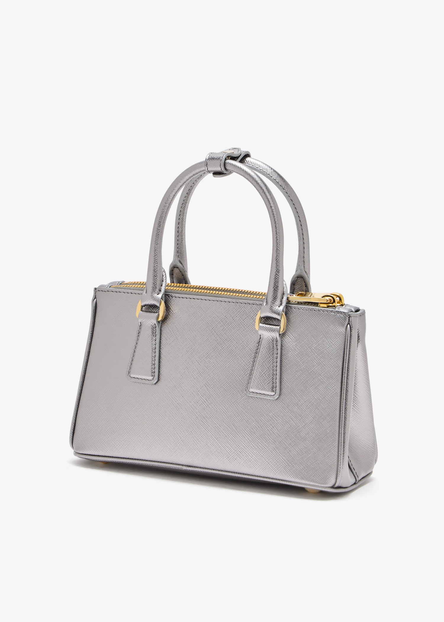 Prada Prada Galleria patent saffiano leather mini bag for Women