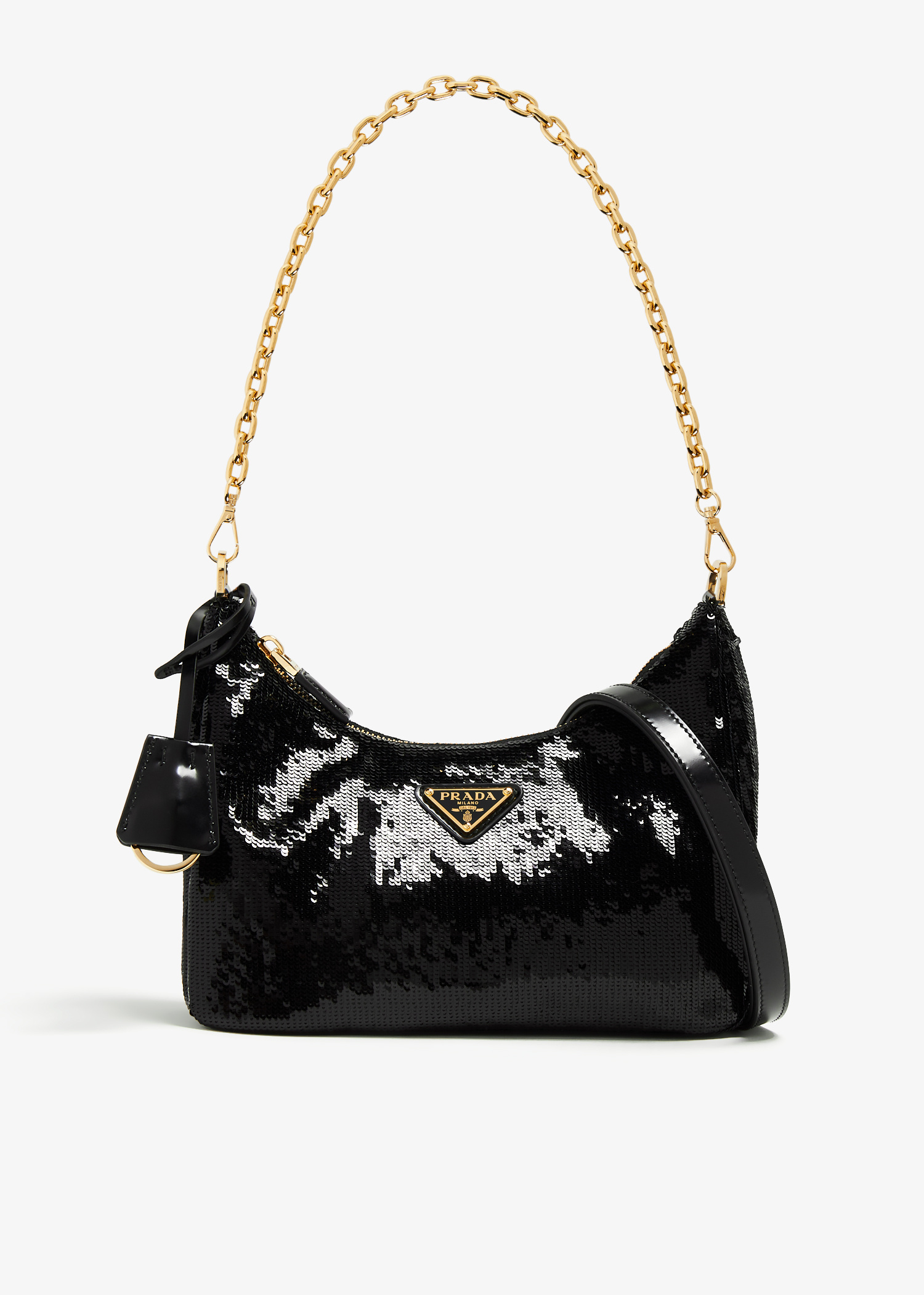 PRADA＊Re-Nylon and sequin mini-bag スパンコールバッグ＊送込 PRADA Prada Re-Edition Re-Nylon and sequin mini-bag