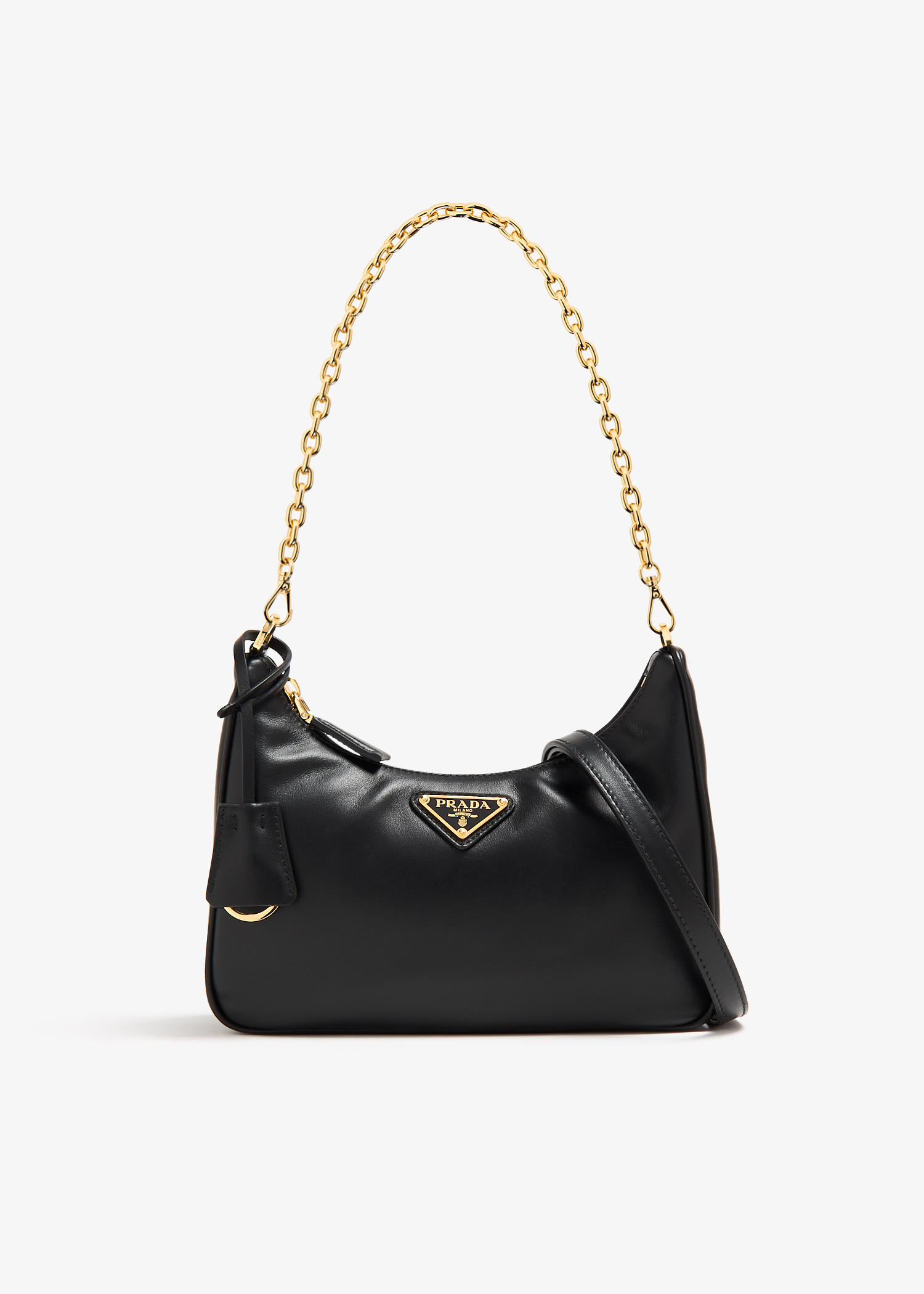 Prada Re-Edition leather mini bag for Women - Black in UAE