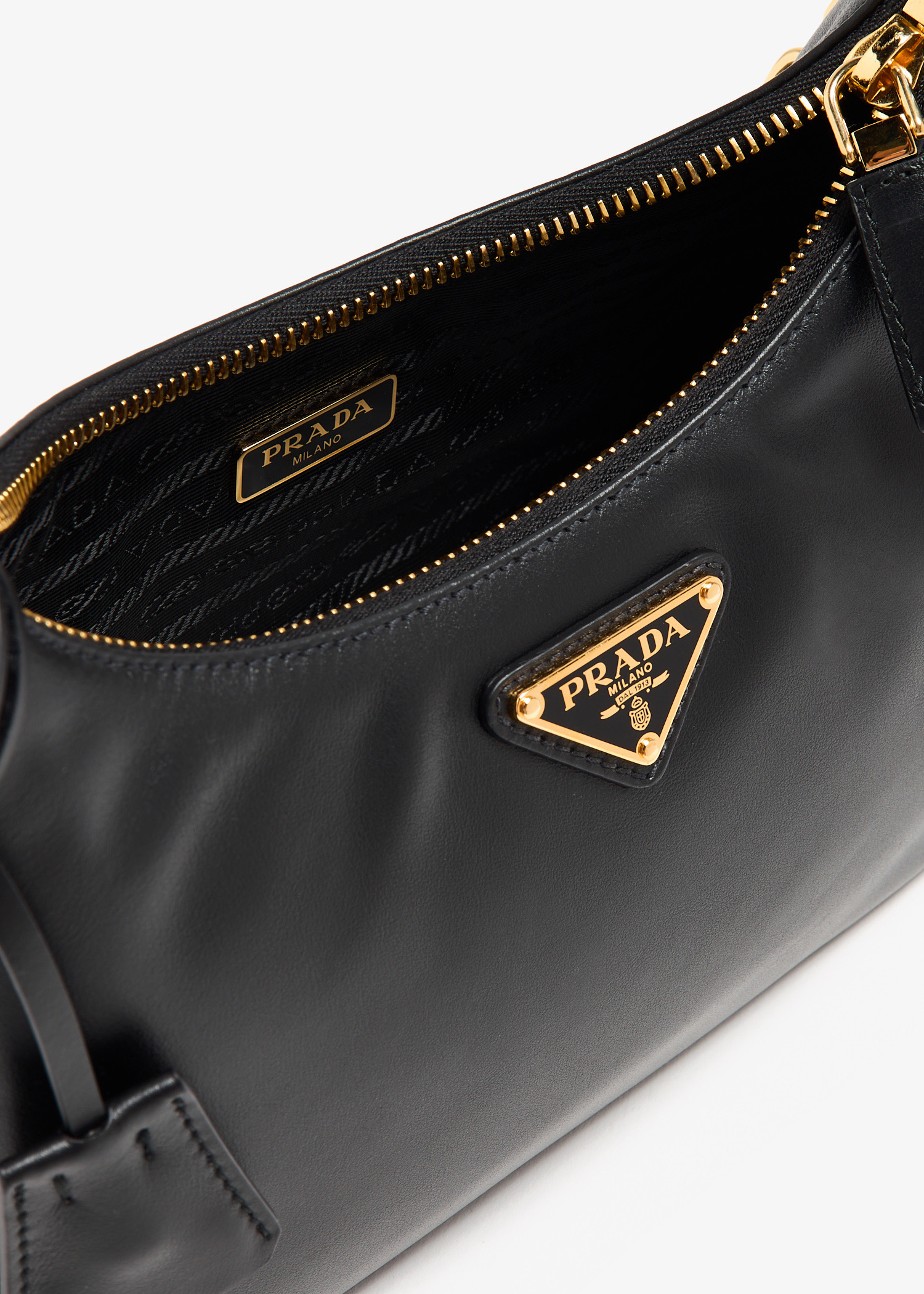 Prada Re-Edition leather mini bag for Women - Black in UAE