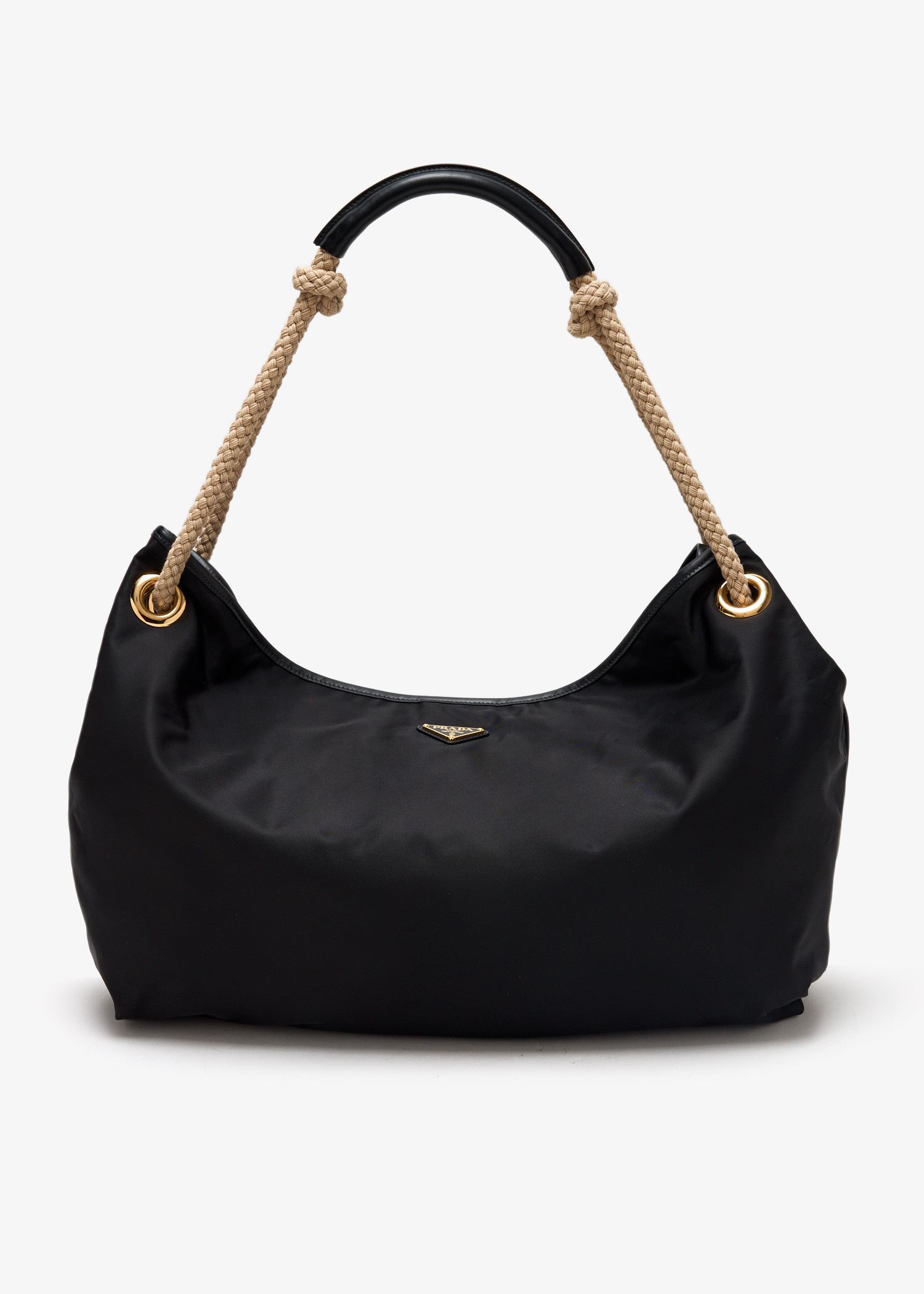 Prada Mariner Re-Nylon large shoulder bag for Women - Black