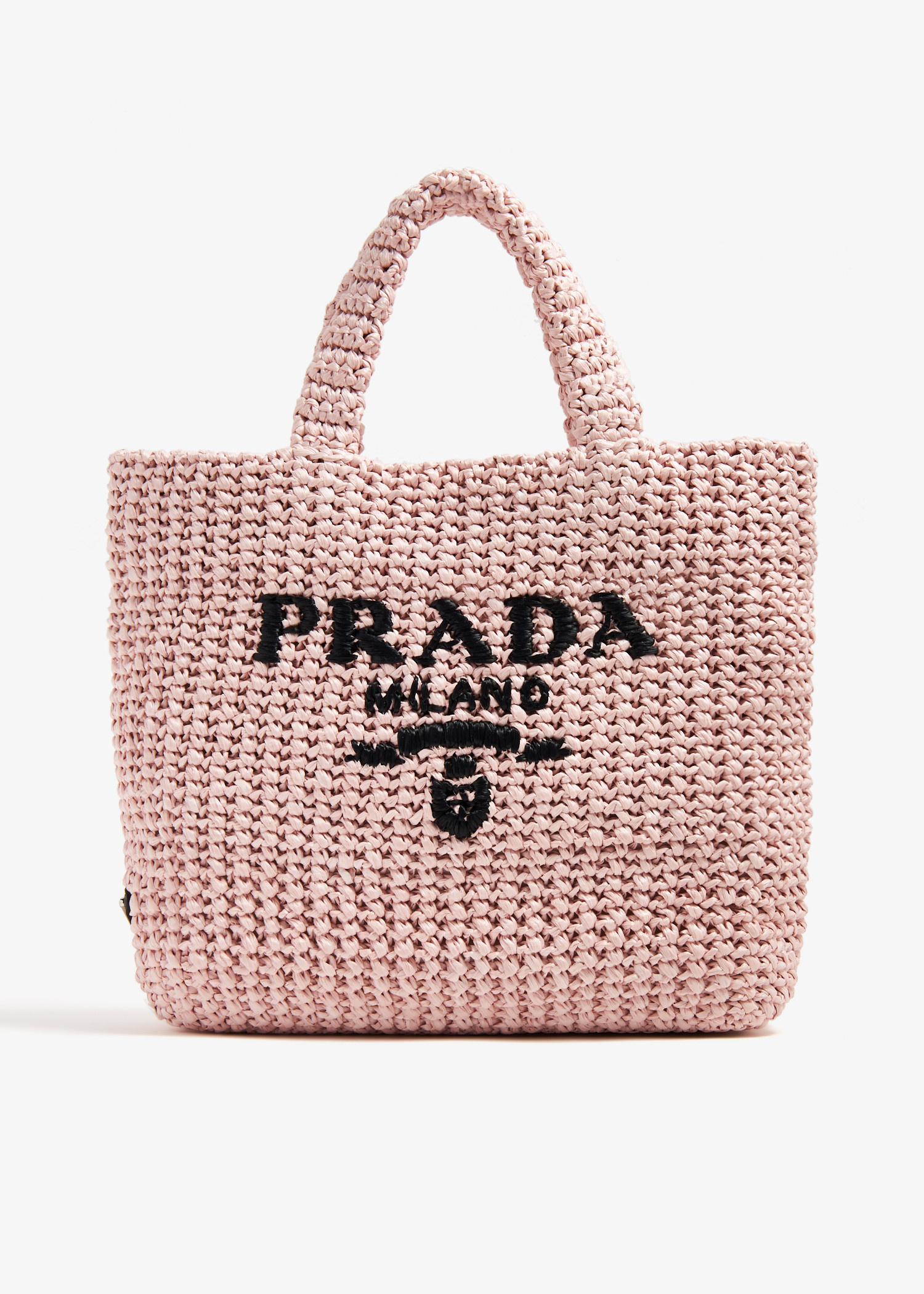 Prada Small crochet tote bag for Women - Pink in UAE | Level