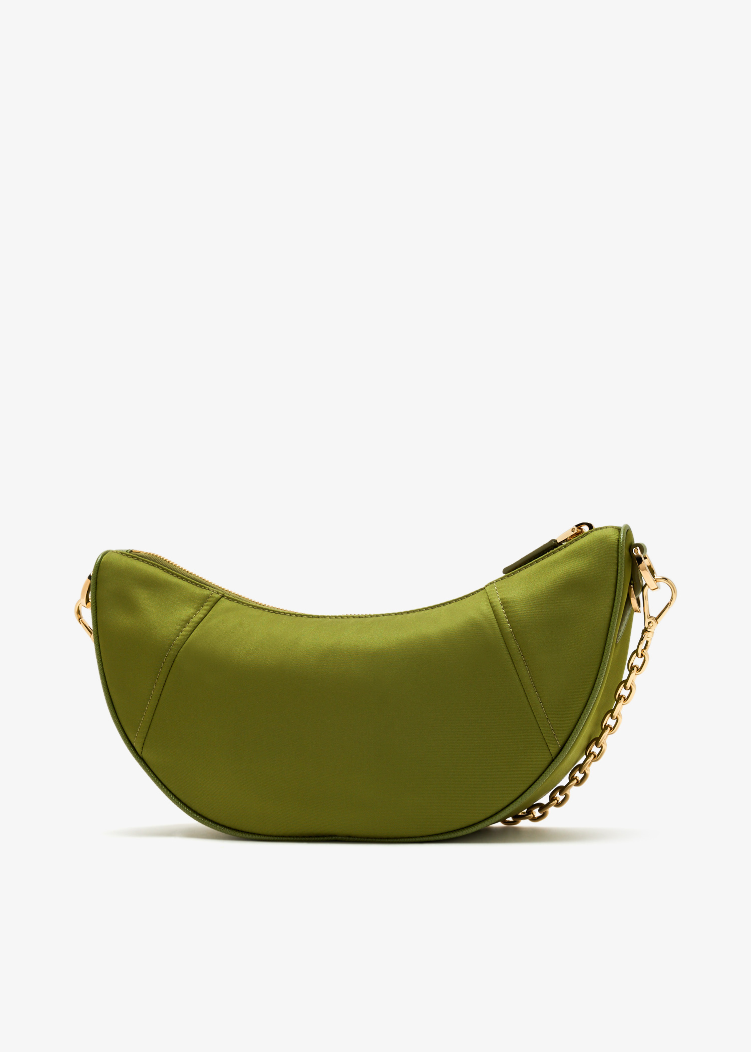 Prada Demi-lune Re-Nylon shoulder bag for Women - Green in