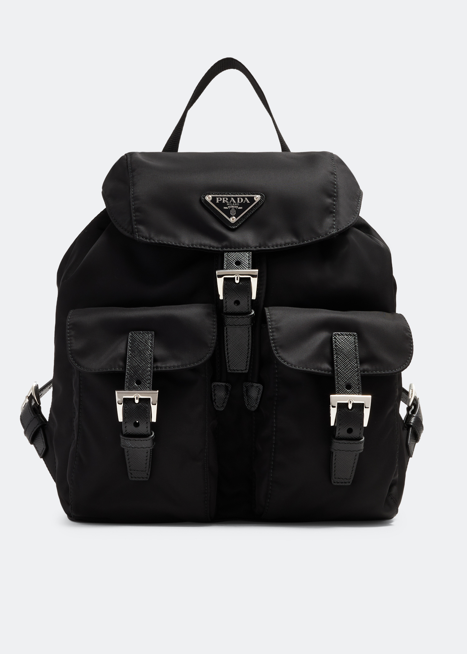 Prada Re-Nylon small backpack for Women - Black in UAE | Level Shoes