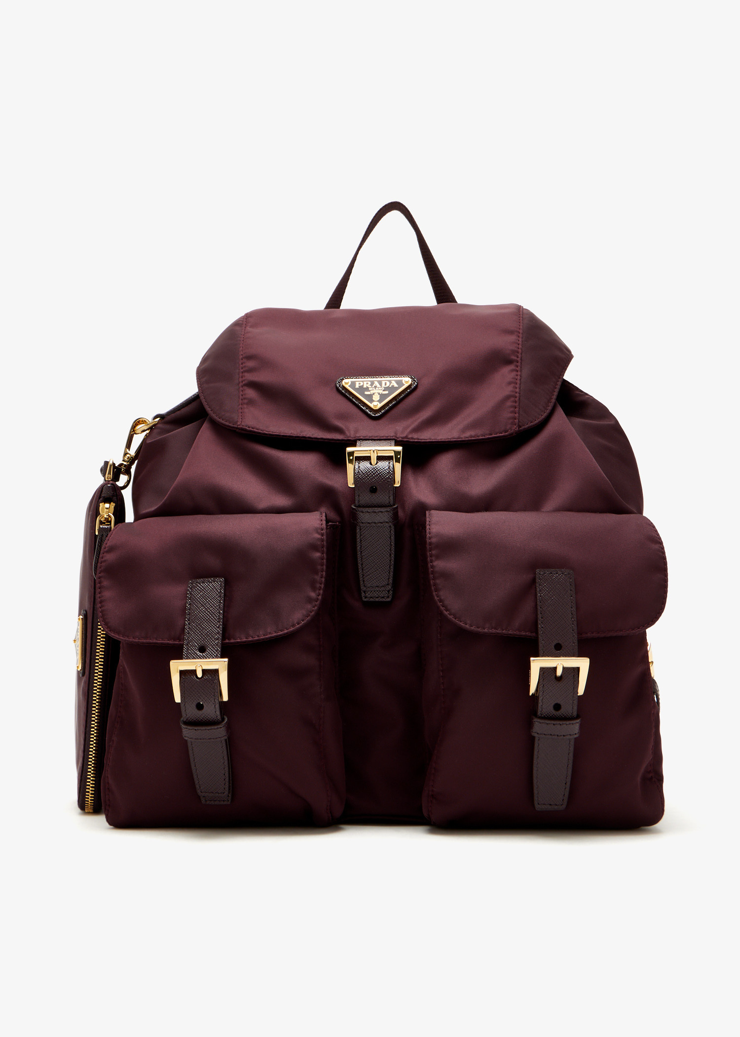 Prada Backpack Burgundy Vintage Prada Backpack Men Big Leather Backpack Prada  main image 4