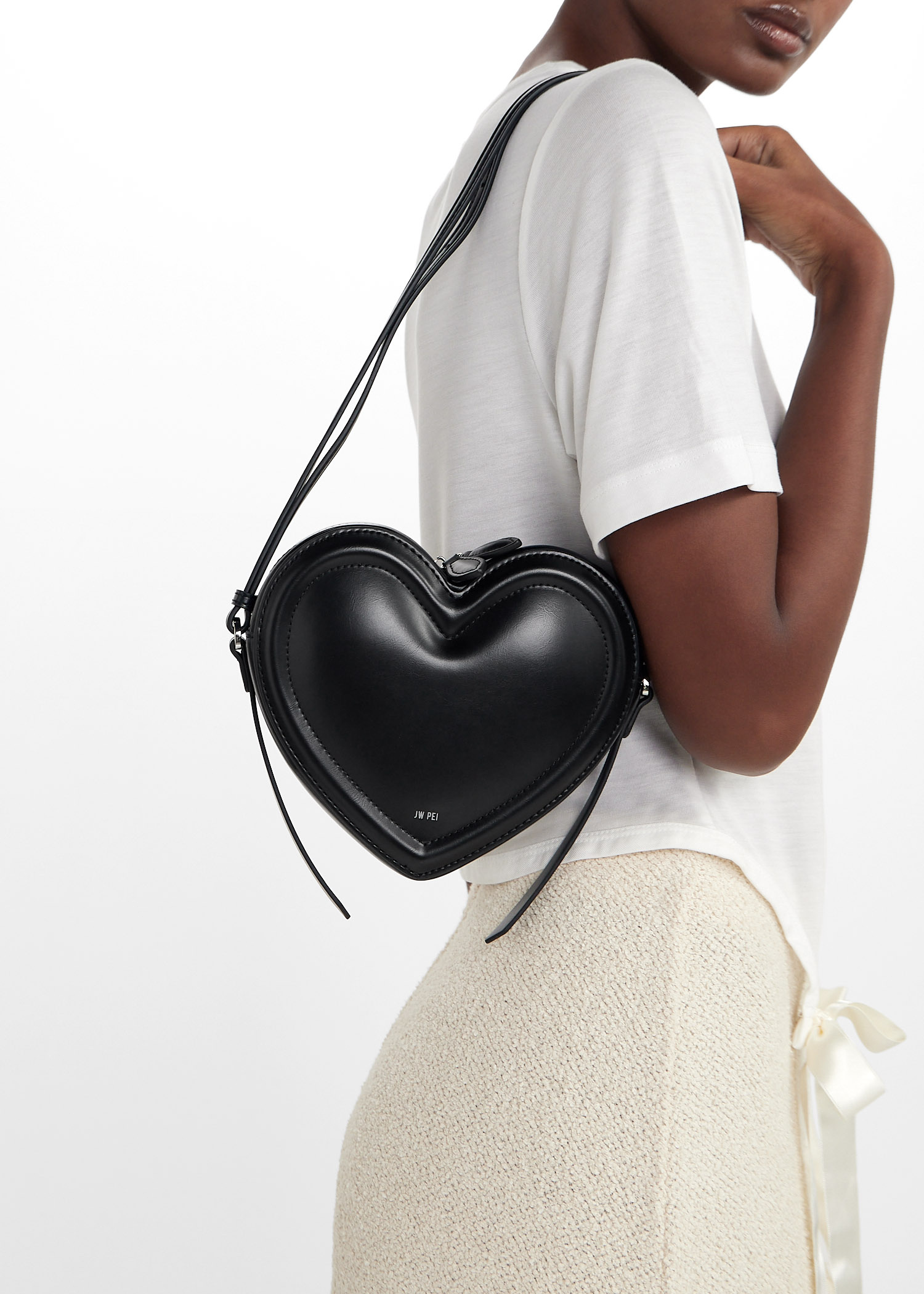 JW PEI Arlene heart-shaped bag for Women - Black in KSA | Level Shoes