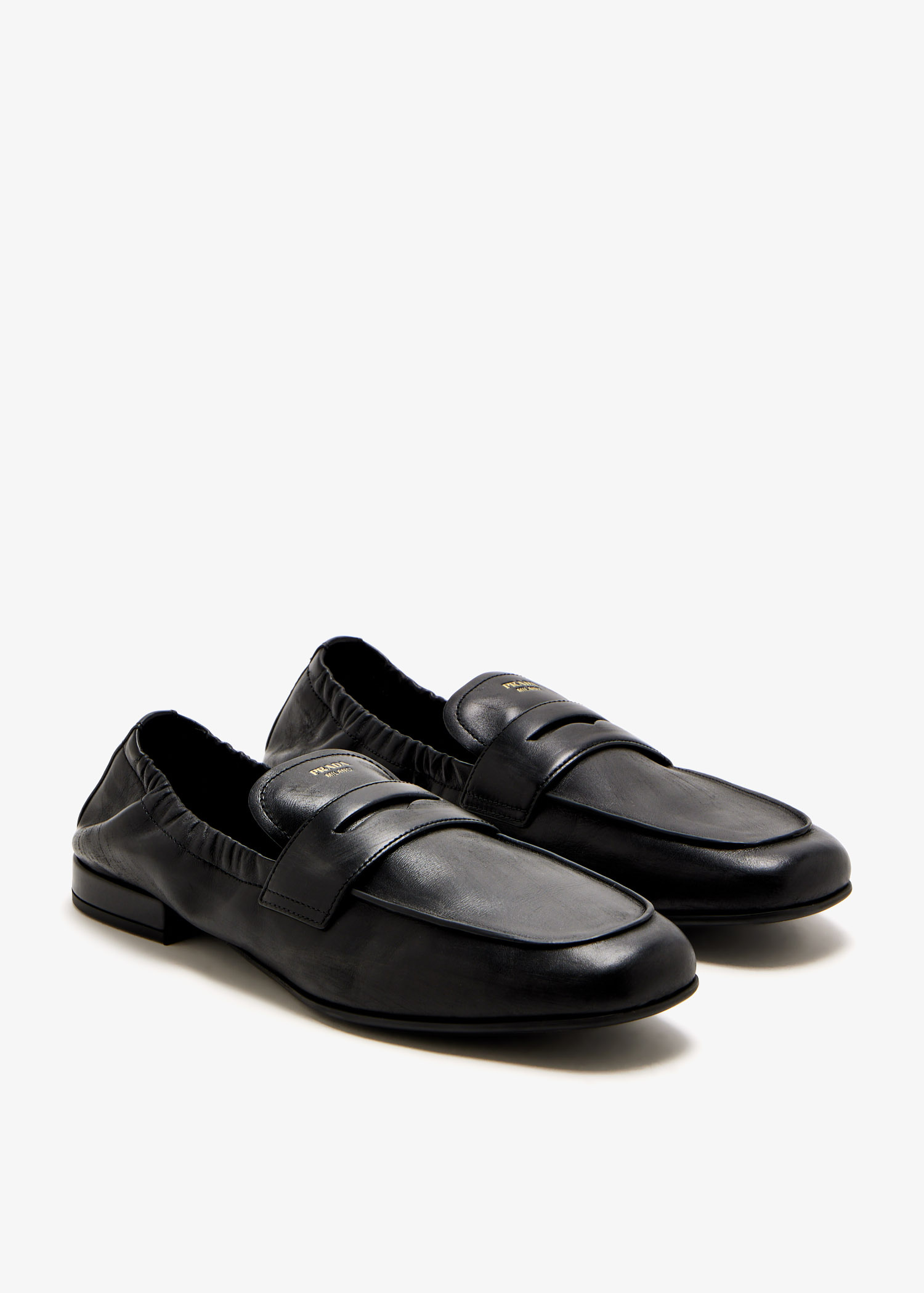 foot the coacher ファーサボ MARNI JIL PRADA Leather low trainers Prada Black size 43 EU in Leather