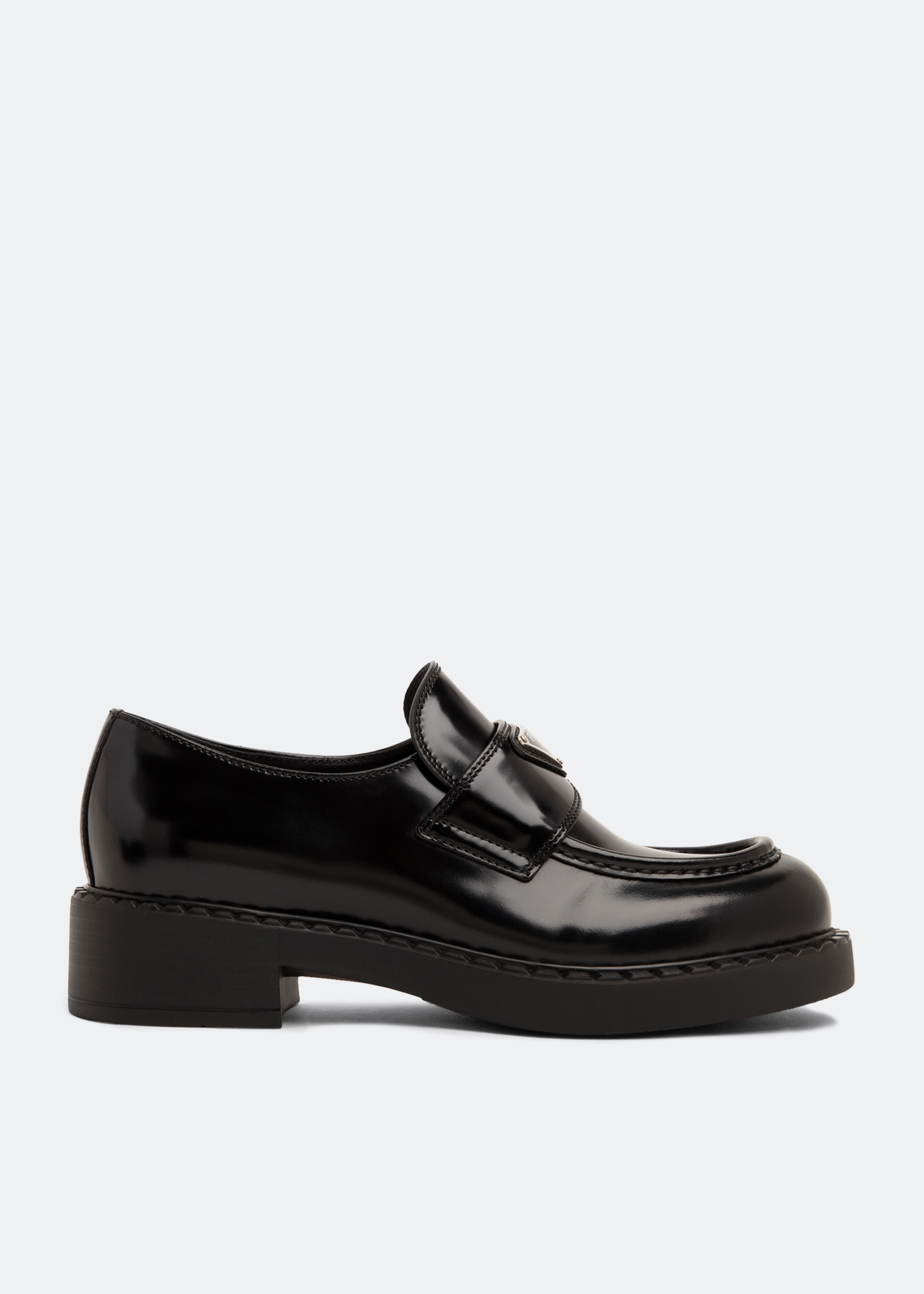 ローファー・オックスフォード PRADA | RUNWAY Brushed leather loafers PRADA】プラダ モノリス ブラッシュドレザー ローファー (PRADA