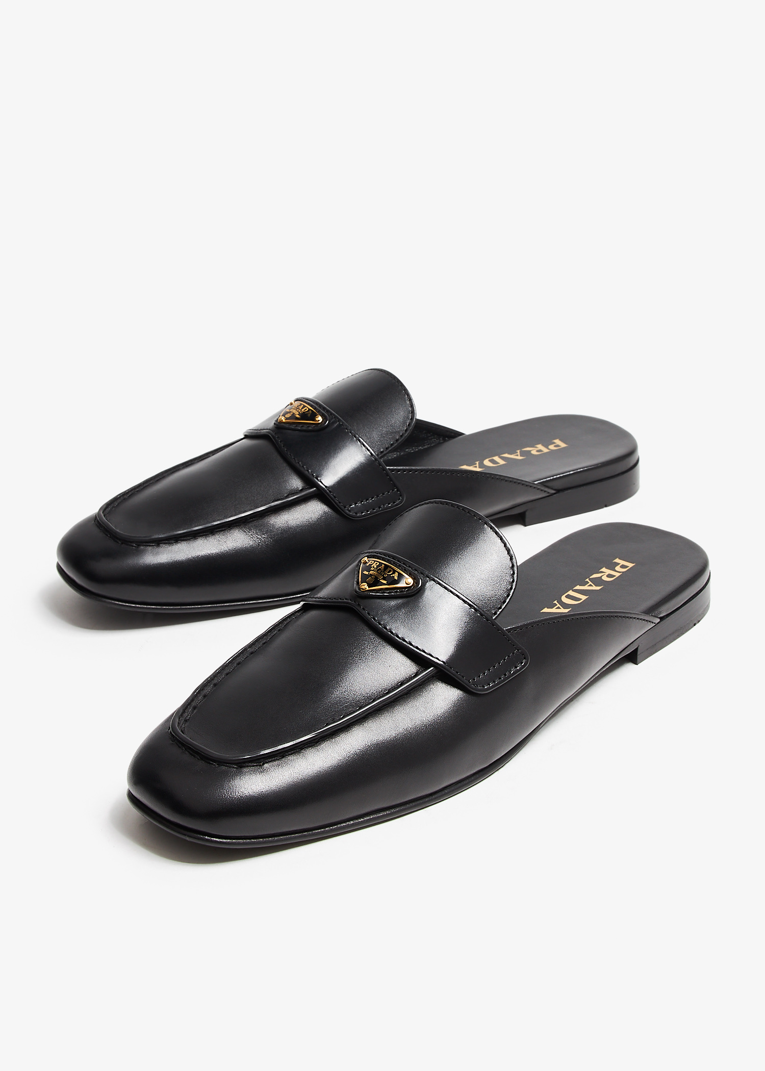 パンプス PRADA Black Leather Mules 0400021614818_BLACK?wid=600&