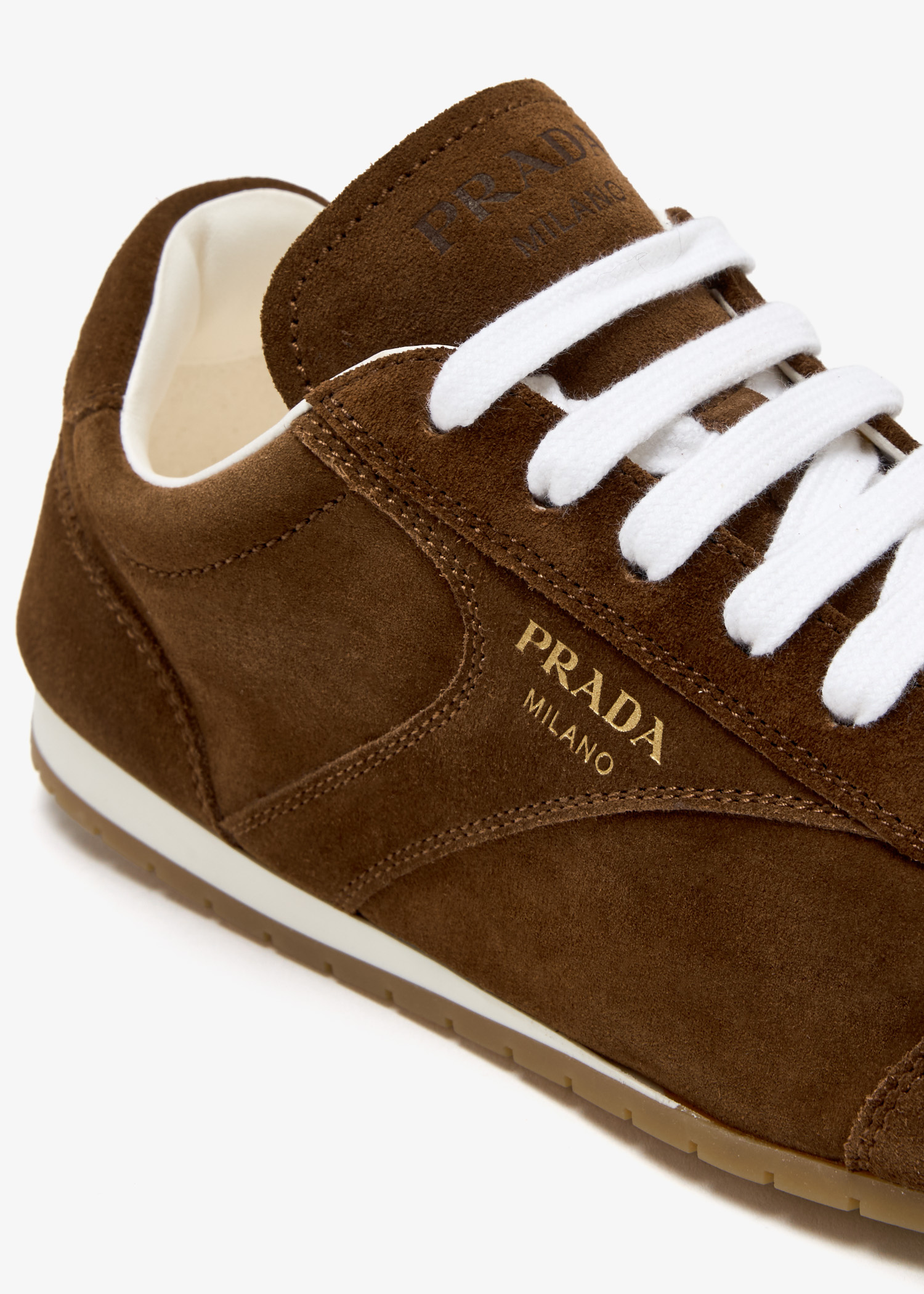 Prada Spark sneakers for Women - Brown in UAE | Level Shoes