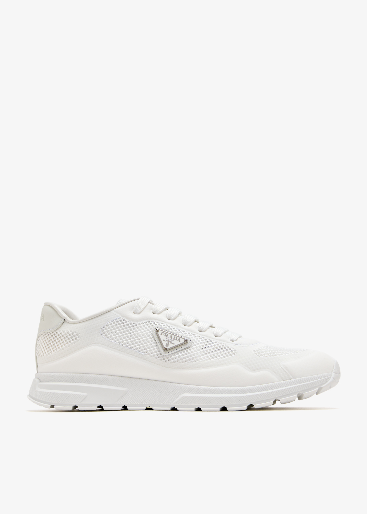 スニーカー PRADA Prax 2.0 sneakers in mesh ブラック プラダ Prax 2.0 ファブリックxメッシュ スニーカー