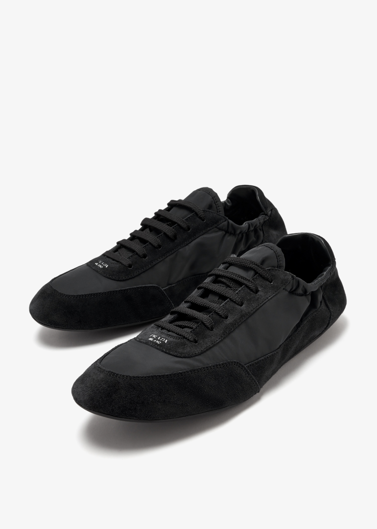 靴 Archive PRADA suede centerzip sneaker Prada Suede Sneakers | Saks Fifth Avenue