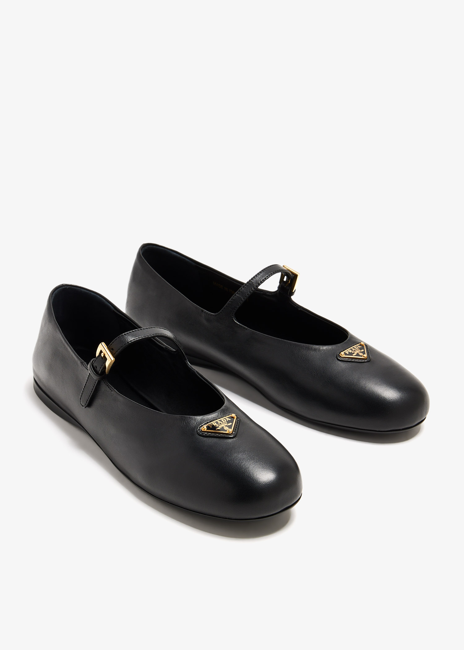 Prada Nappa leather ballerinas for Women - Black in UAE