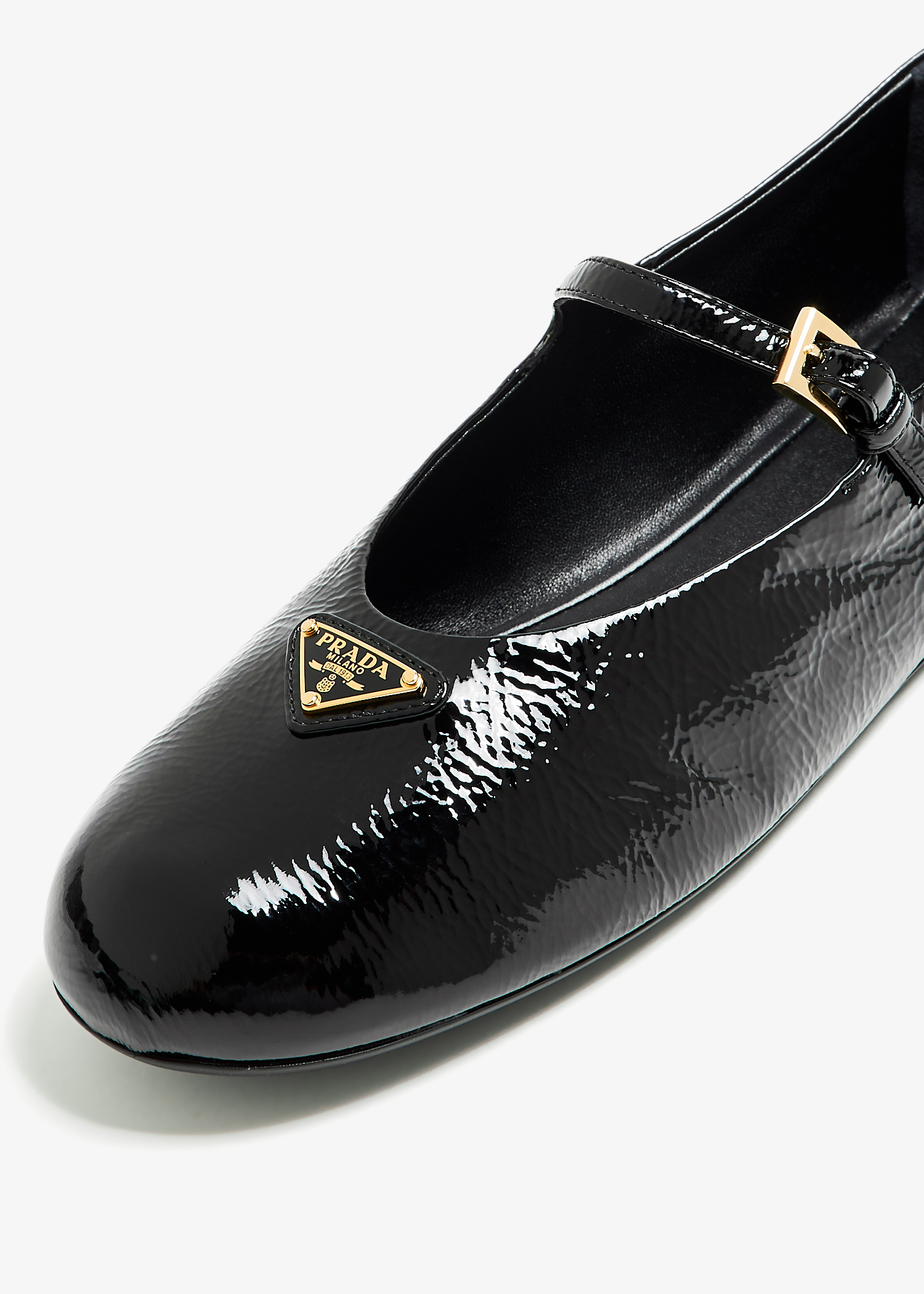 関税込 PRADA | Patent leather ballerinas Prada Patent Leather Ballerinas | Saks Fifth Avenue