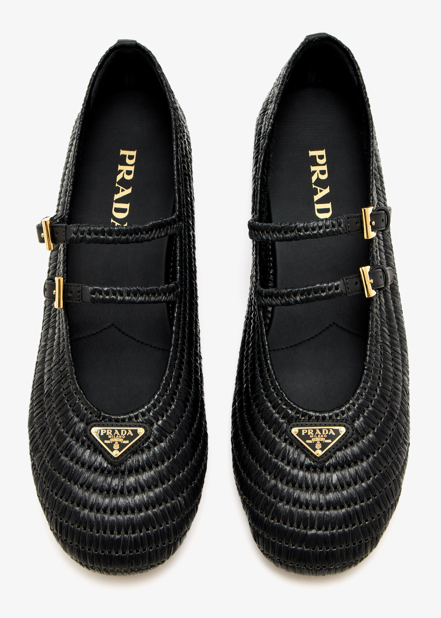 Prada Crochet ballerinas for Women - Black in UAE | Level Shoes