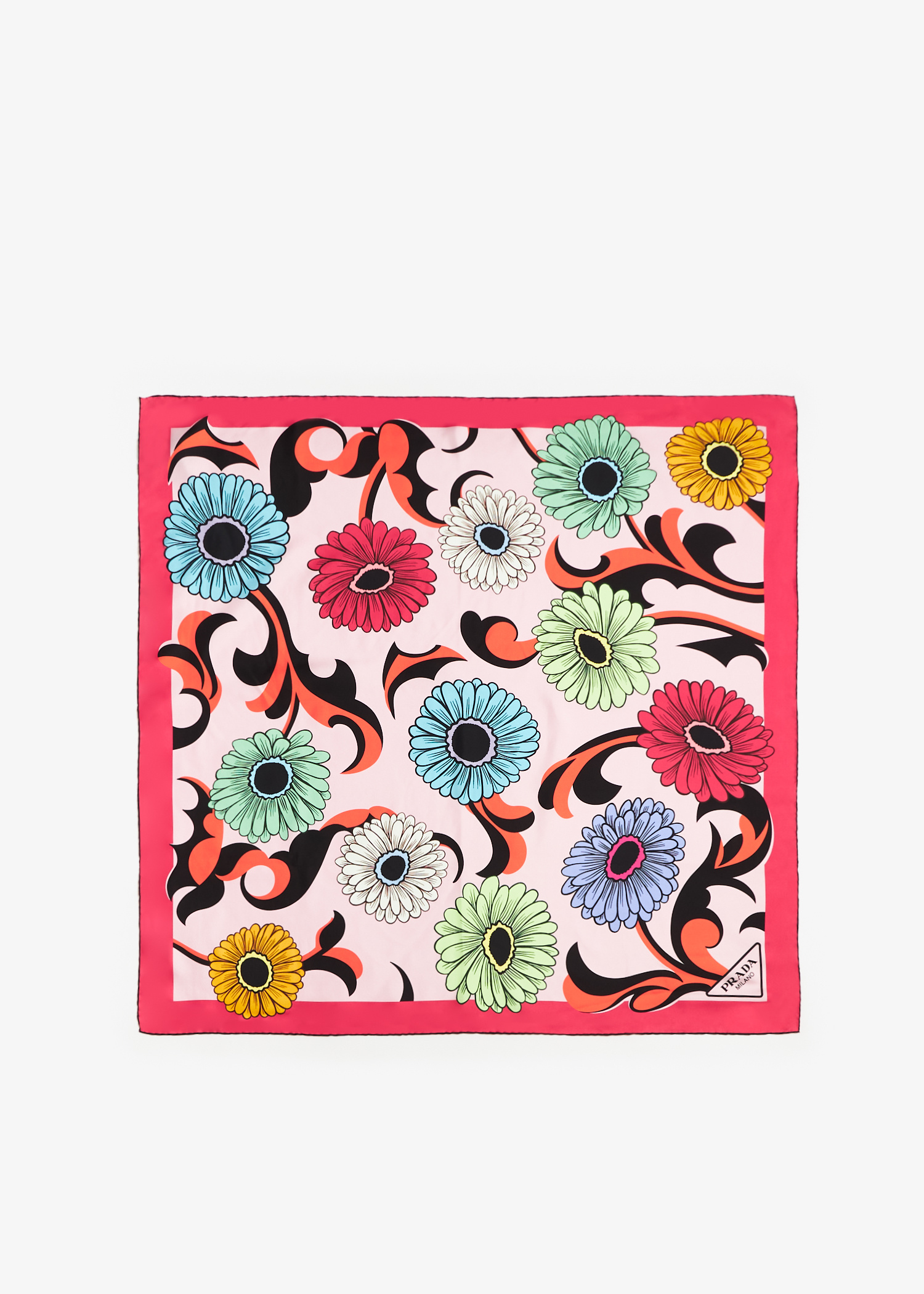 ★PRADA★刺繍 装飾 ファブリック スライド PRADA - PRADA プラダ Embroidered fabric slides エンブロイ