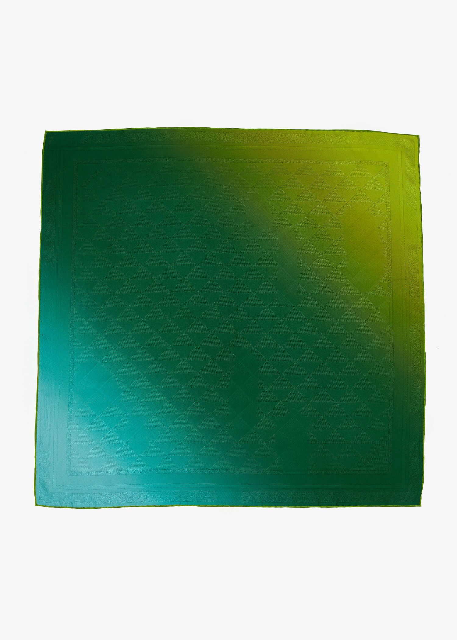 【関税込み】Green [PRADA] Silk scarf Green Prada Printed silk twill scarf for Women - Green in UAE