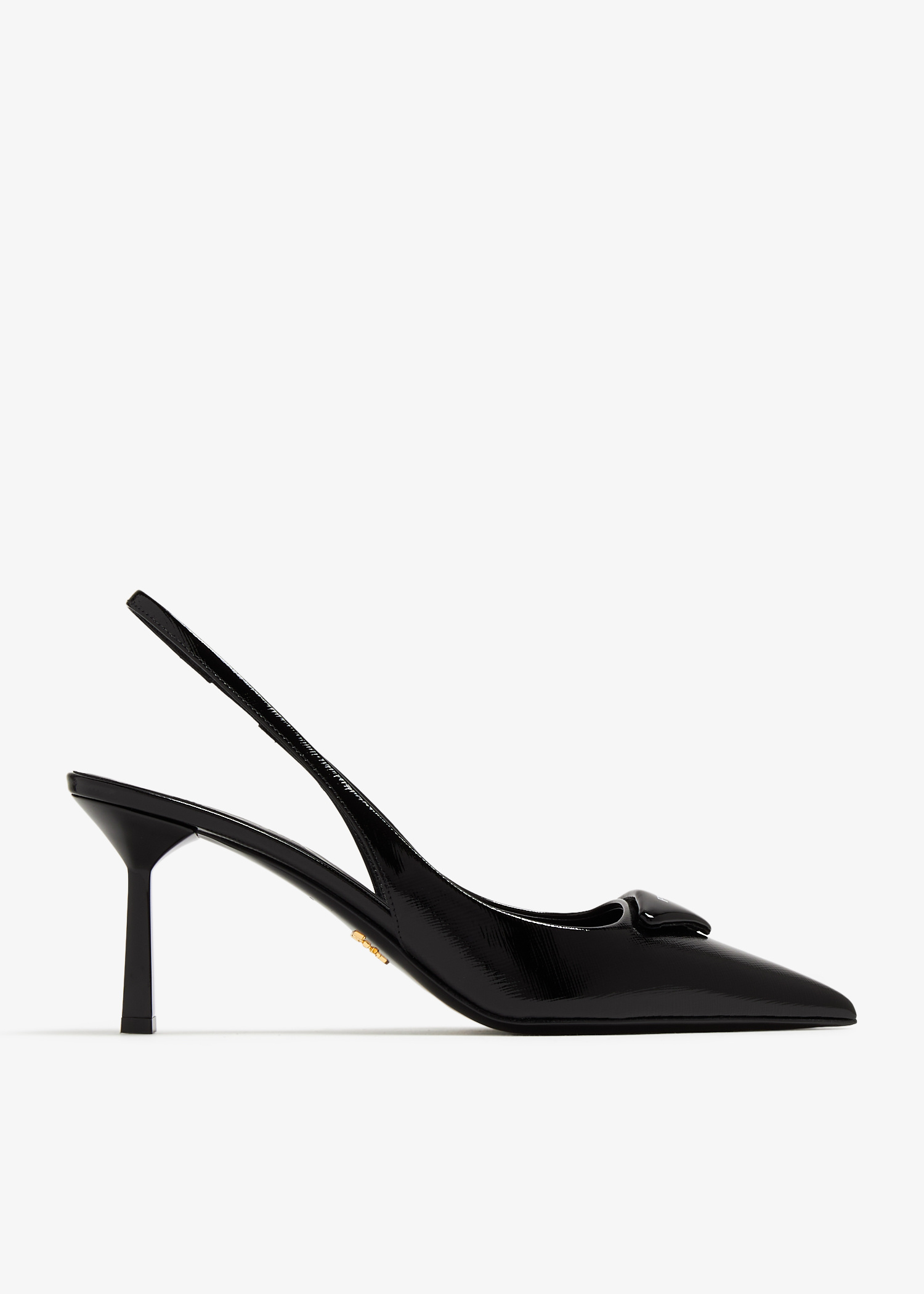 Prada Saffiano patent leather slingback pumps for Women