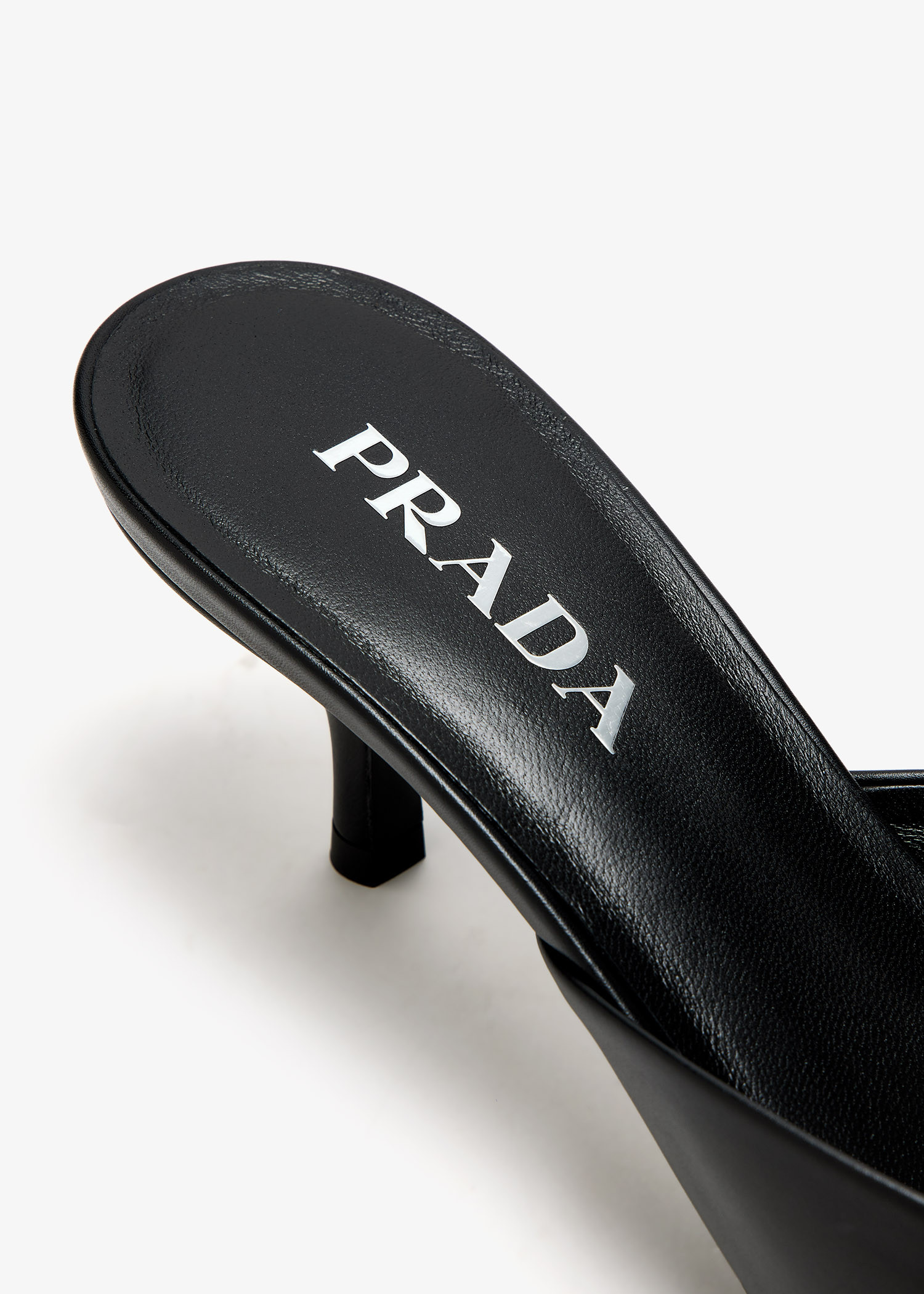 Prada Leather mules for Women - Black in UAE | Level Shoes