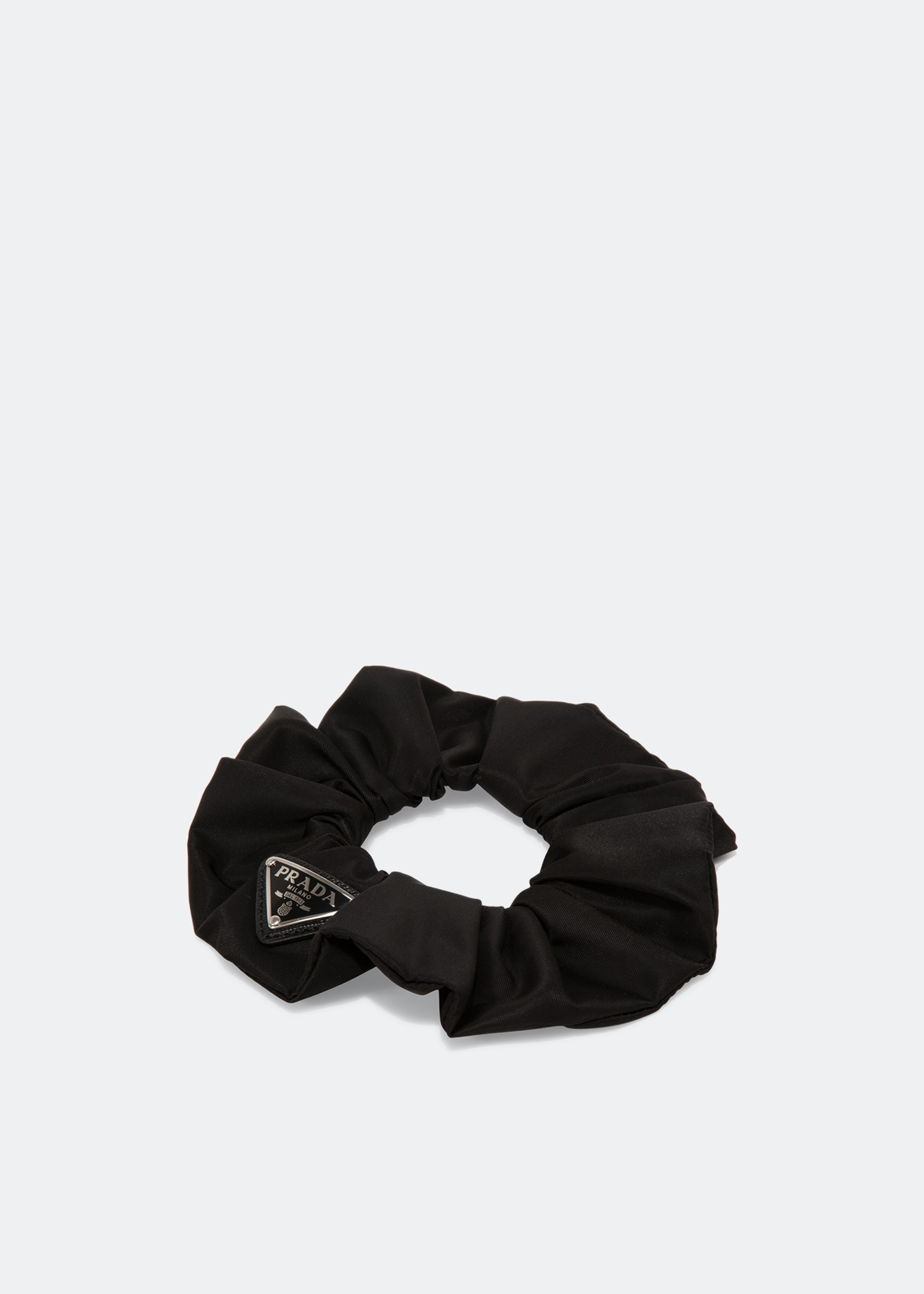 【PRADA 】送関込☆人気☆Prada Re-Nylon Scrunchie Blac.k Black Re-Nylon scrunchie | PRADA