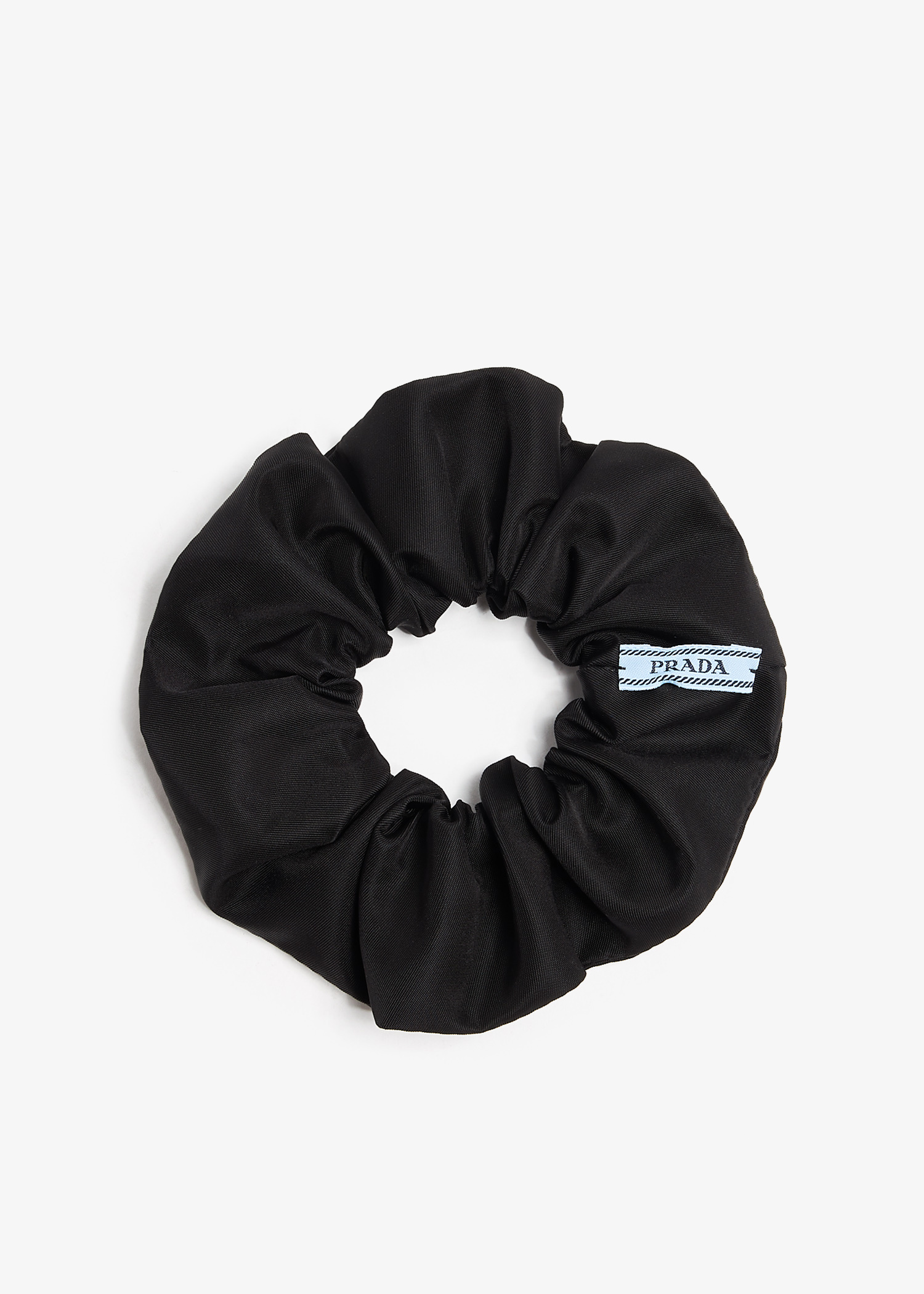 Prada Re-Nylon scrunchie for Women - Black in KSA | Level Shoes