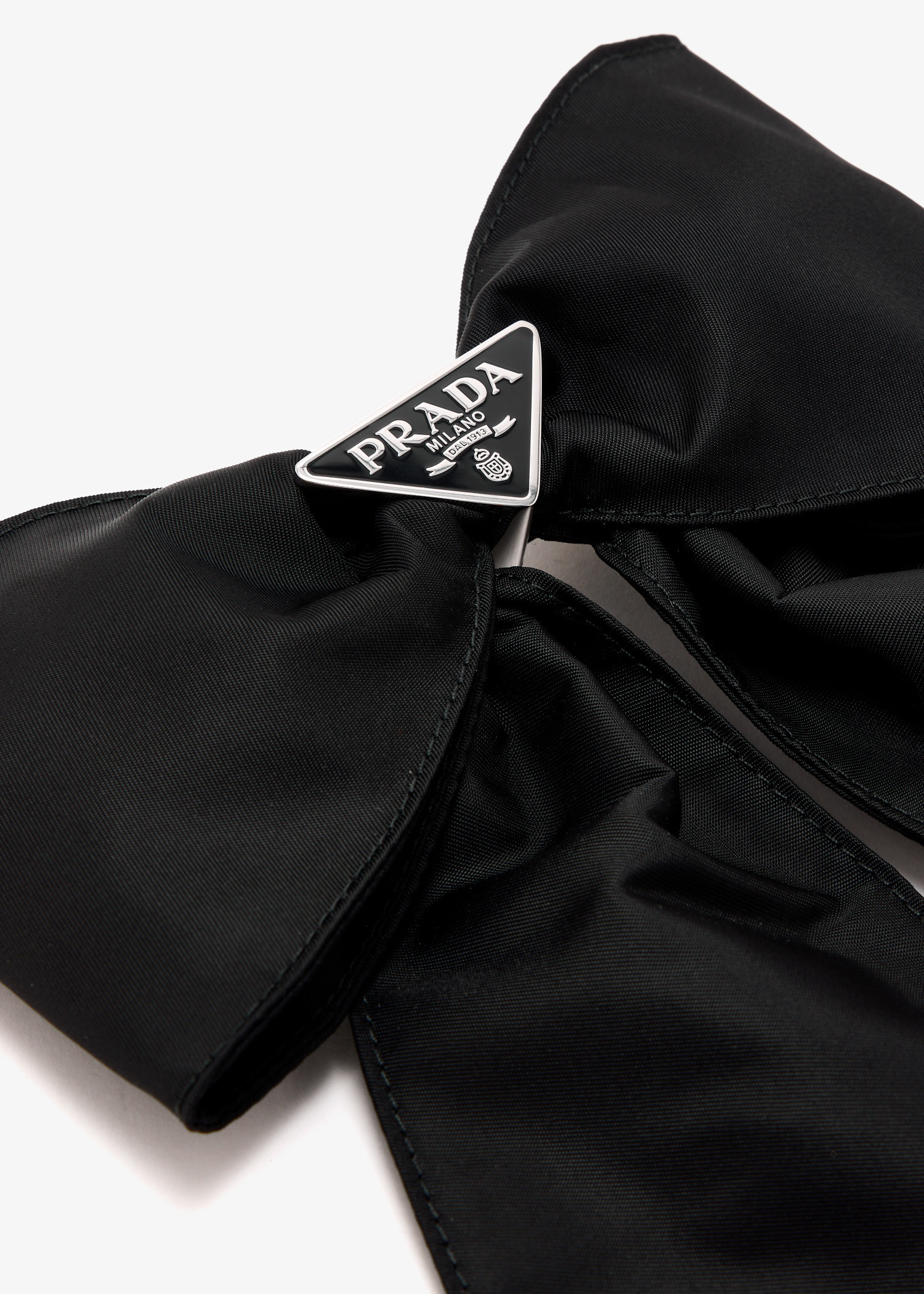 Prada Re-Nylon hair clip for Women - Black in UAE | Level Shoes