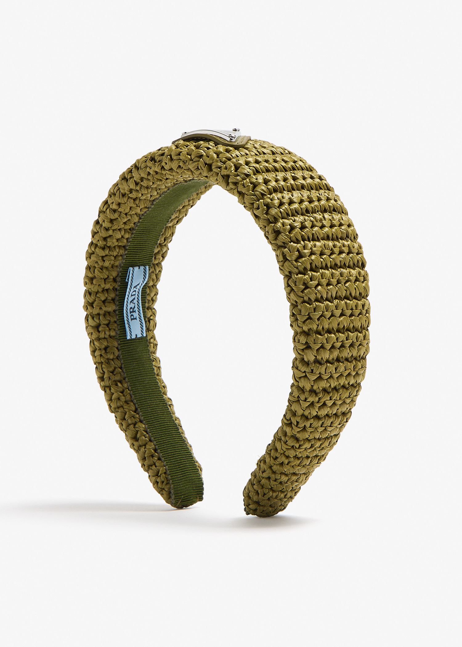 【関税&送料込】Prada Crochet Headband Natural Crochet hairband | PRADA