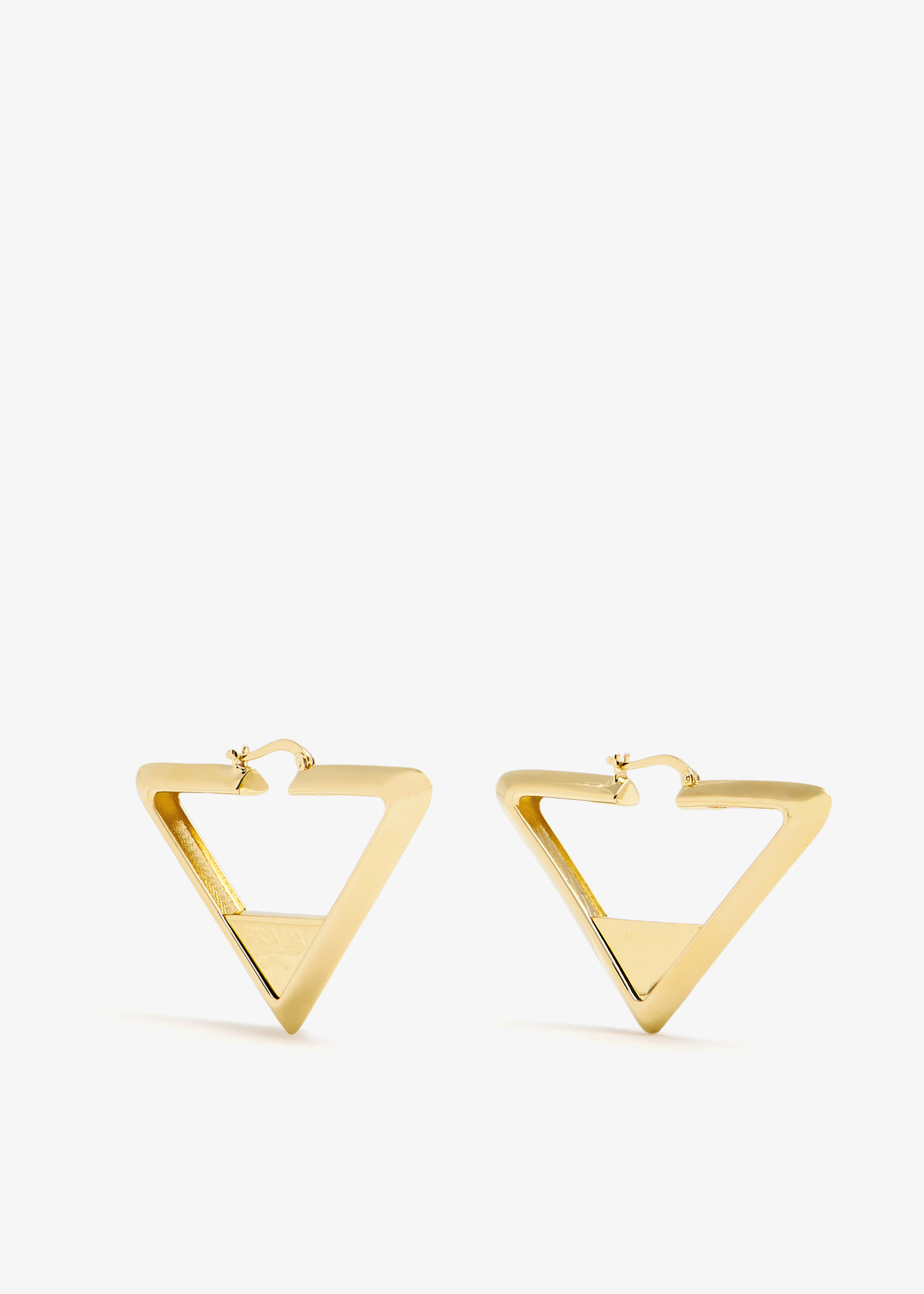 Prada Metal earrings for Women - Gold in UAE | Level Shoes