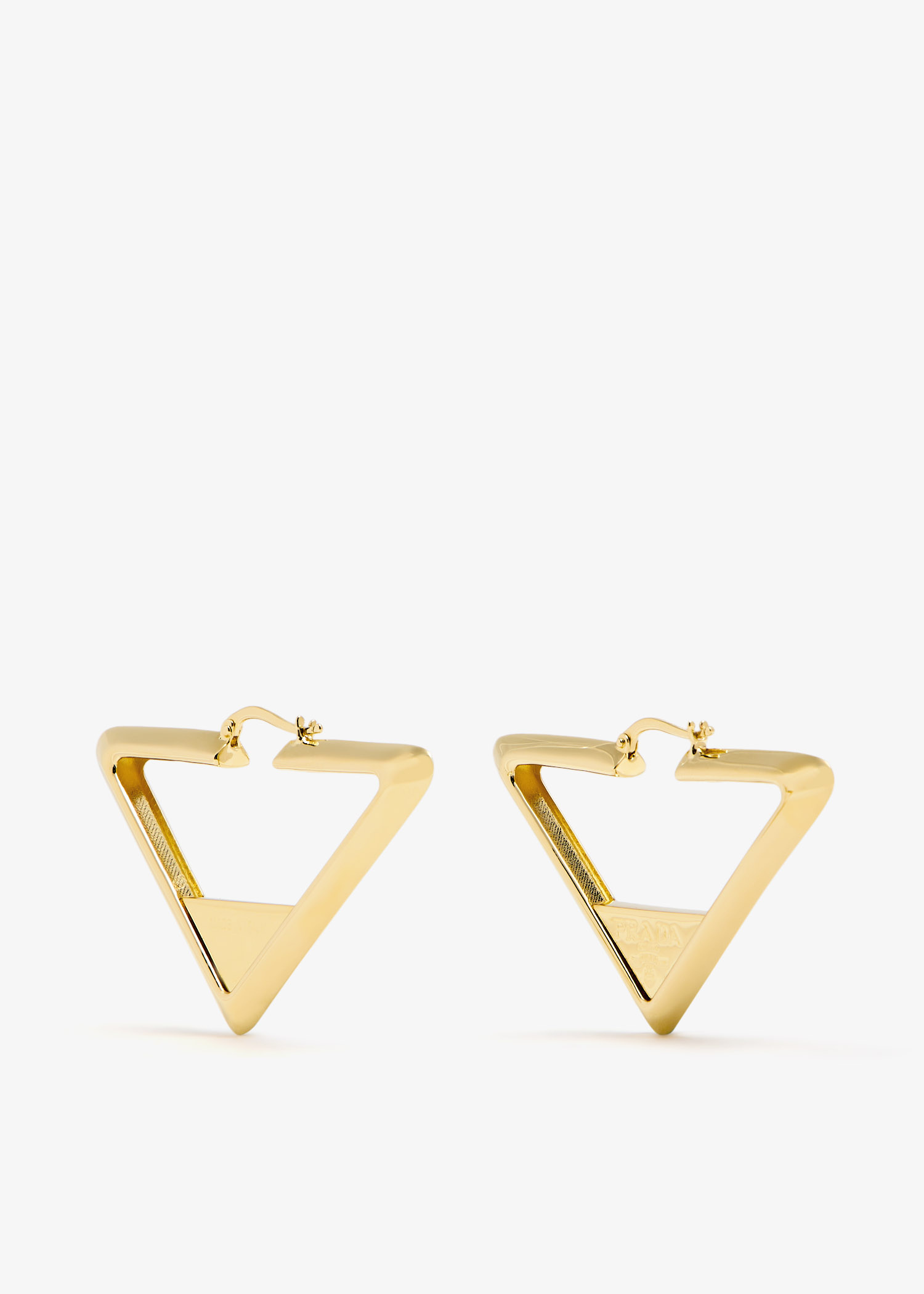 Prada Metal earrings for Women - Gold in UAE | Level Shoes