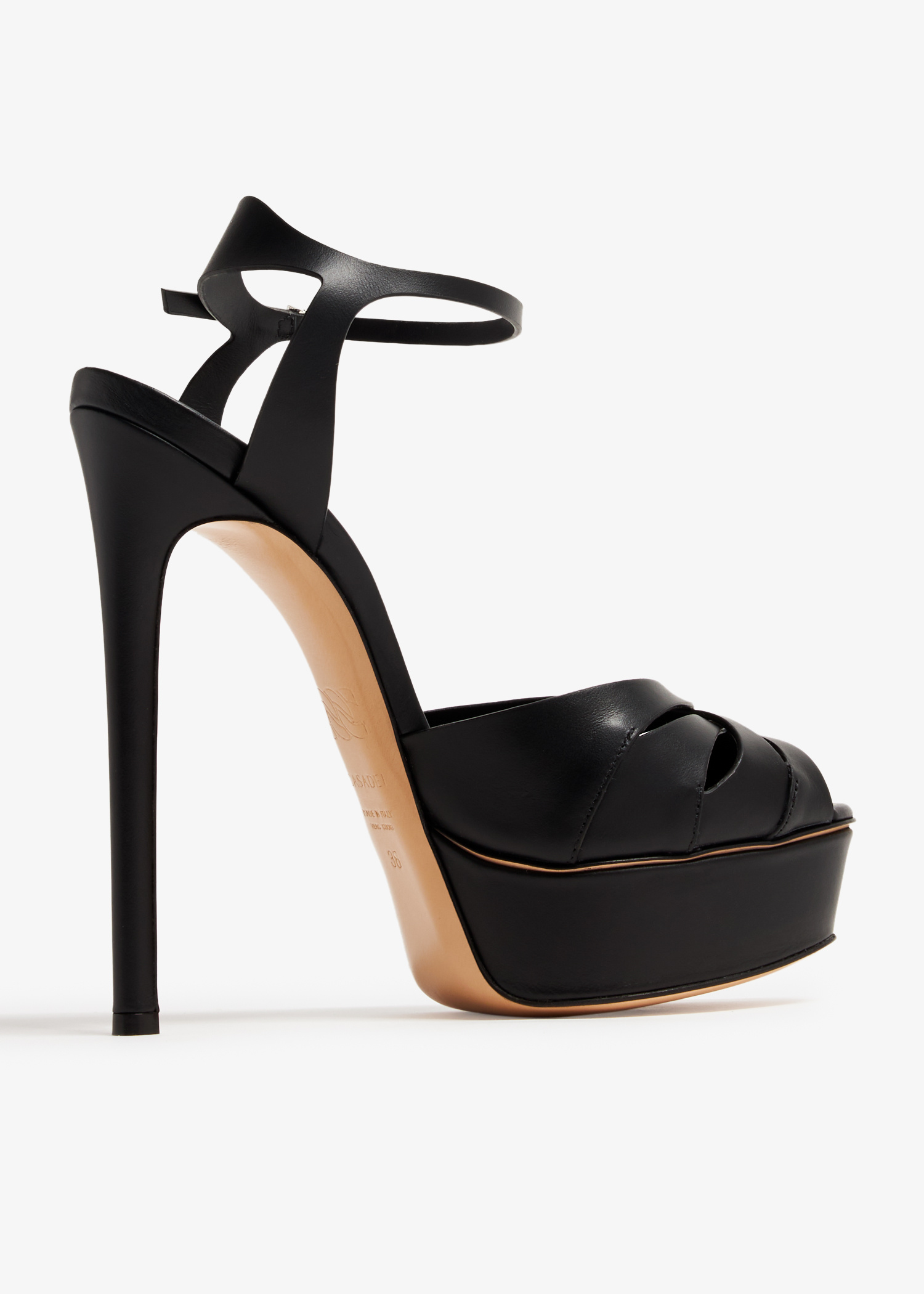 Casadei Flora sandals for Women - Black in KSA | Level Shoes