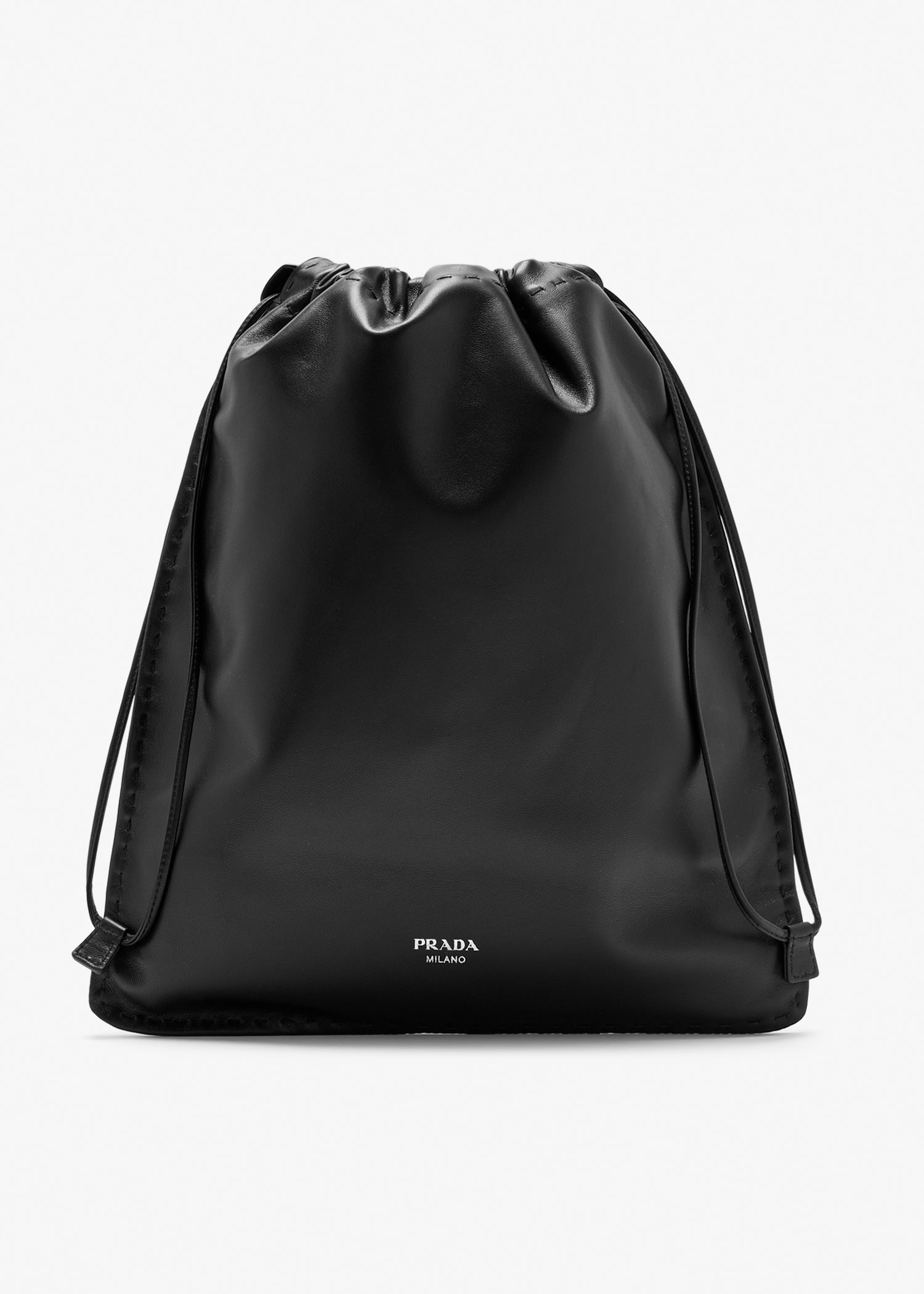 Prada Prada Wish nappa leather pouch for Women - Black in UAE