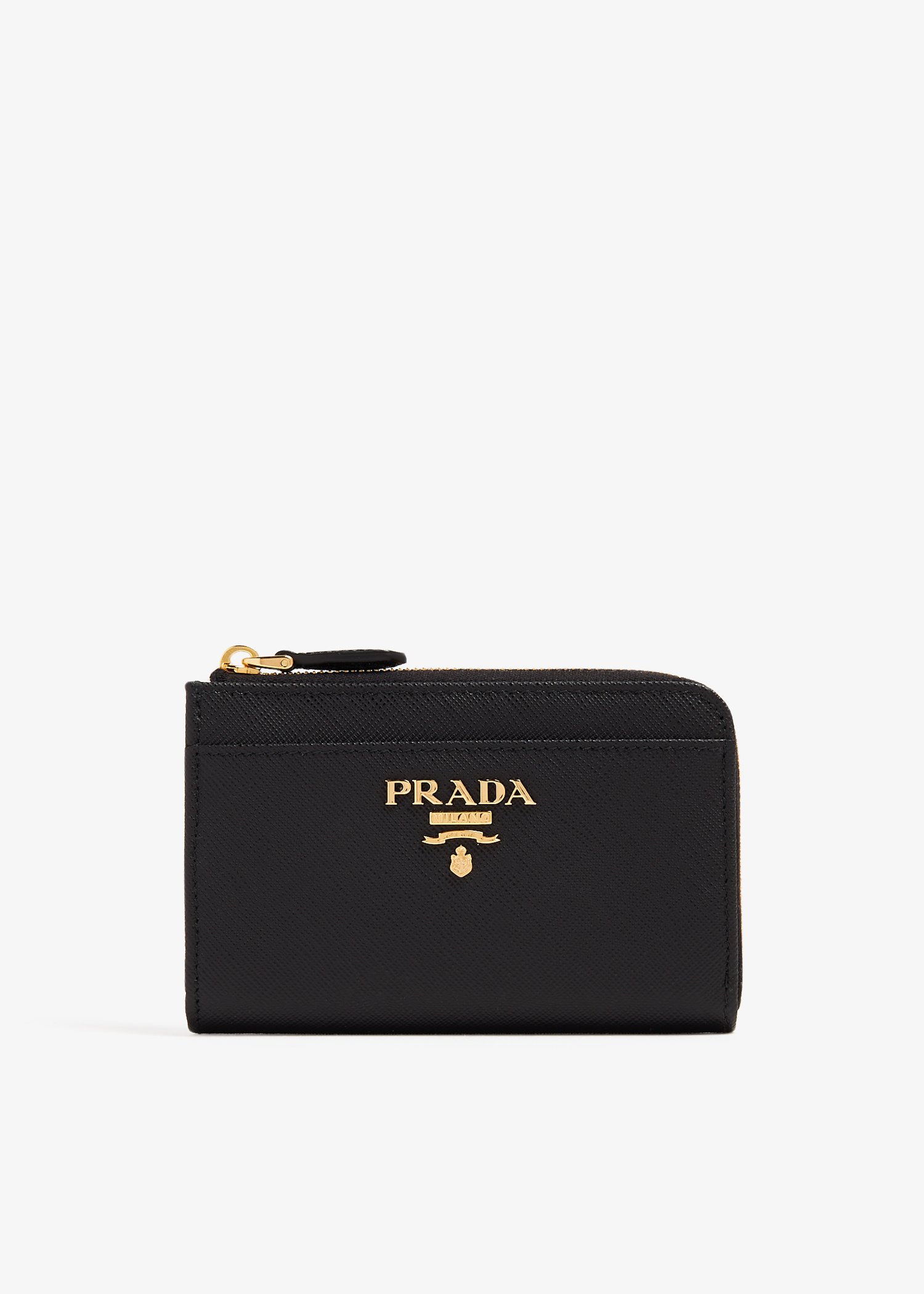VIP【関税送料無料】希少 PRADA SAFFIANO KEYRING Prada Saffiano Leather keychain for Women - Black in UAE