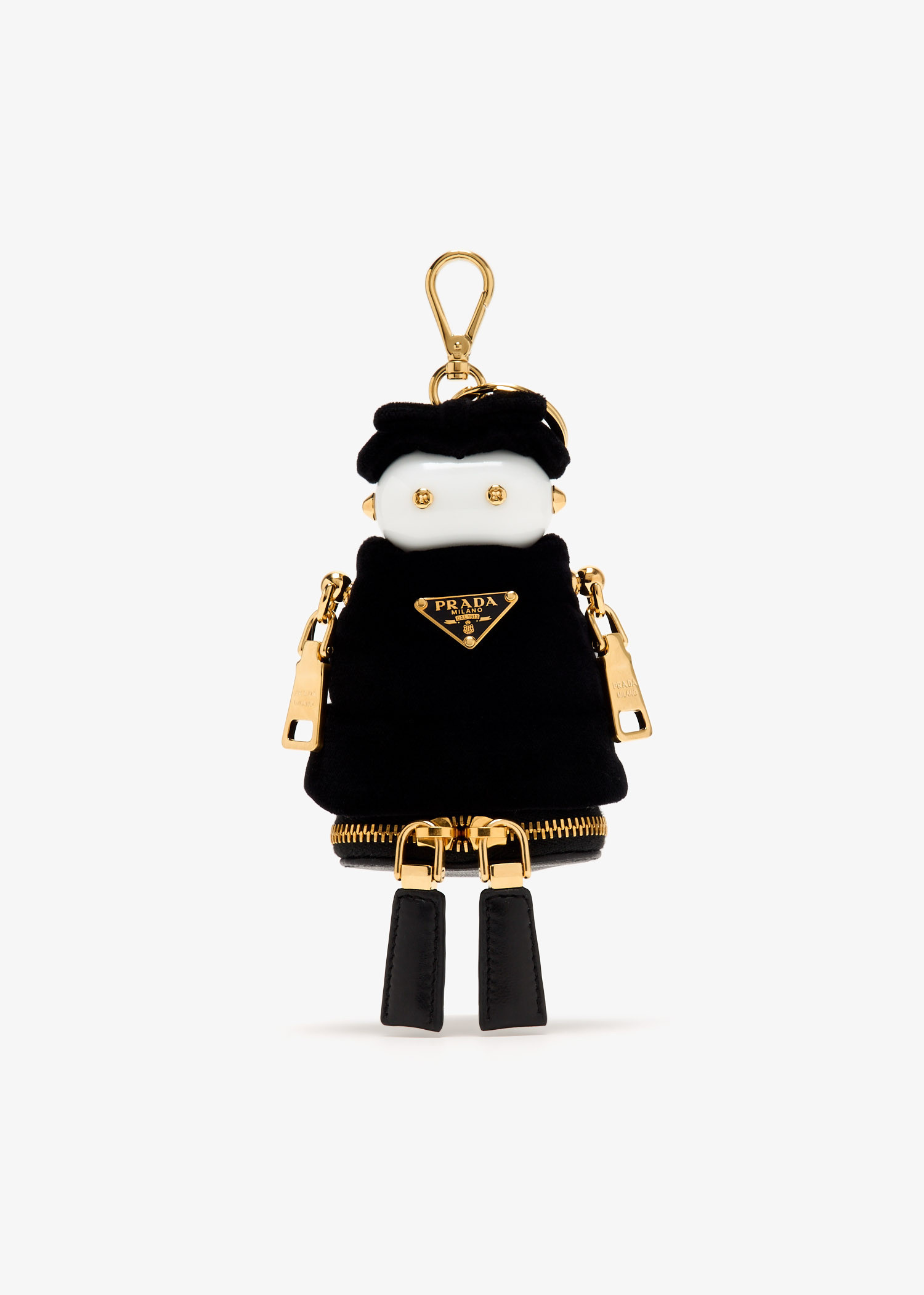 PRADA ♪ Soft Robot ベルベット バッグチャーム 1TT2112C68 新作♡【PRADA】 Soft Robot ベルベット バッグチャーム (PRADA