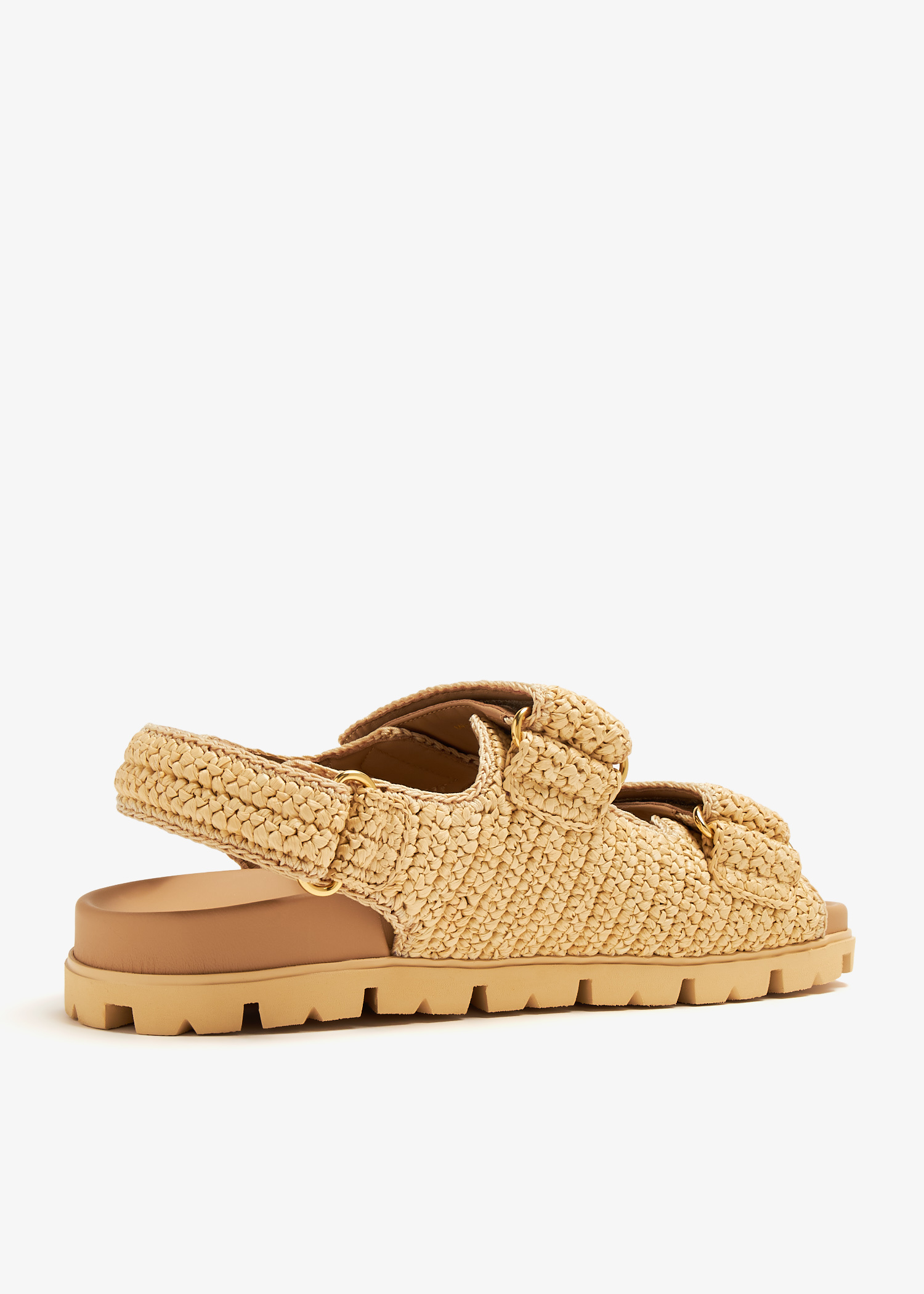 Prada ラフィア ミュール Raffia mules ★関税込 Natural Raffia mules | PRADA