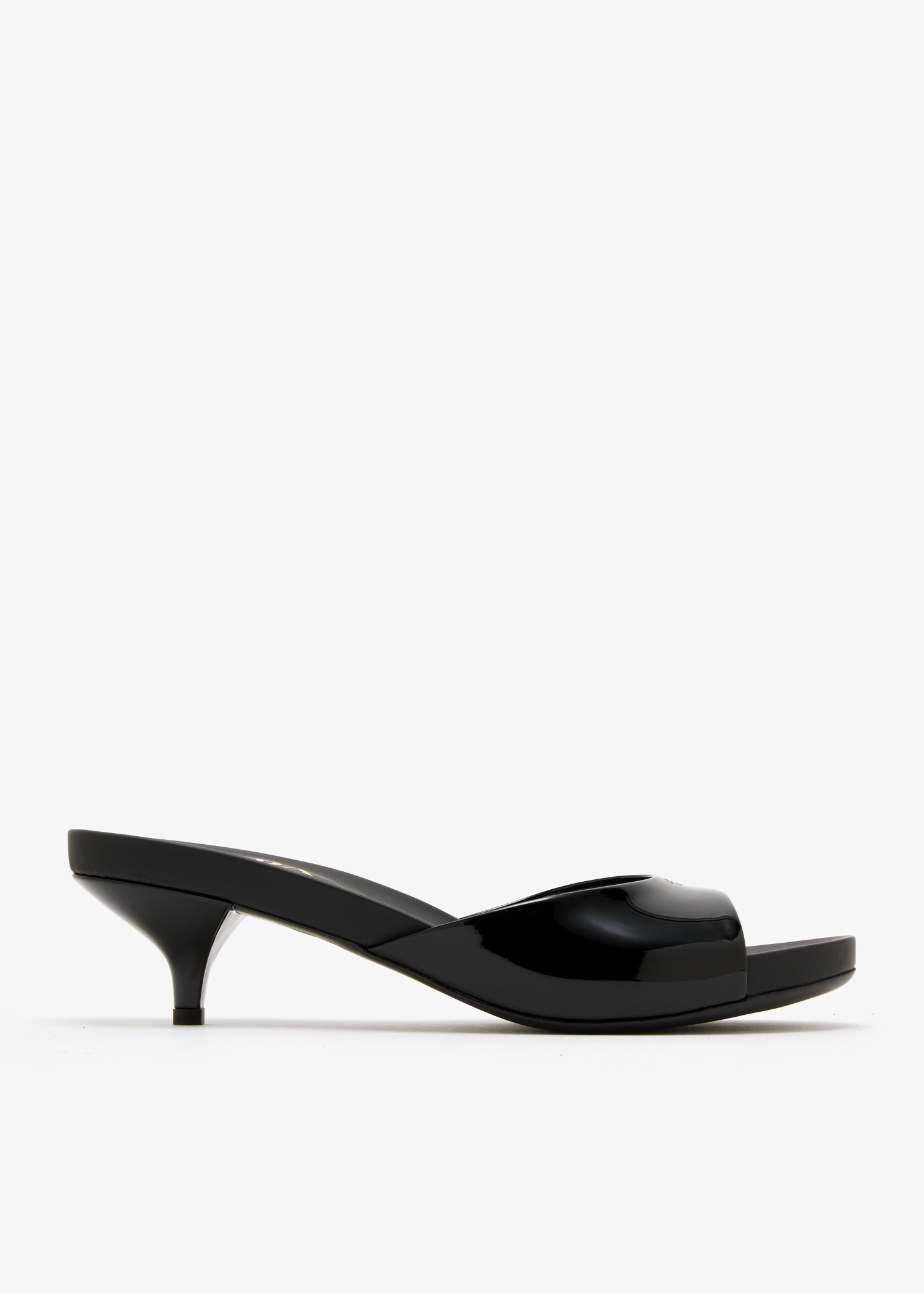 Prada Patent leather sandals for Women - Black in KSA | Level Shoes