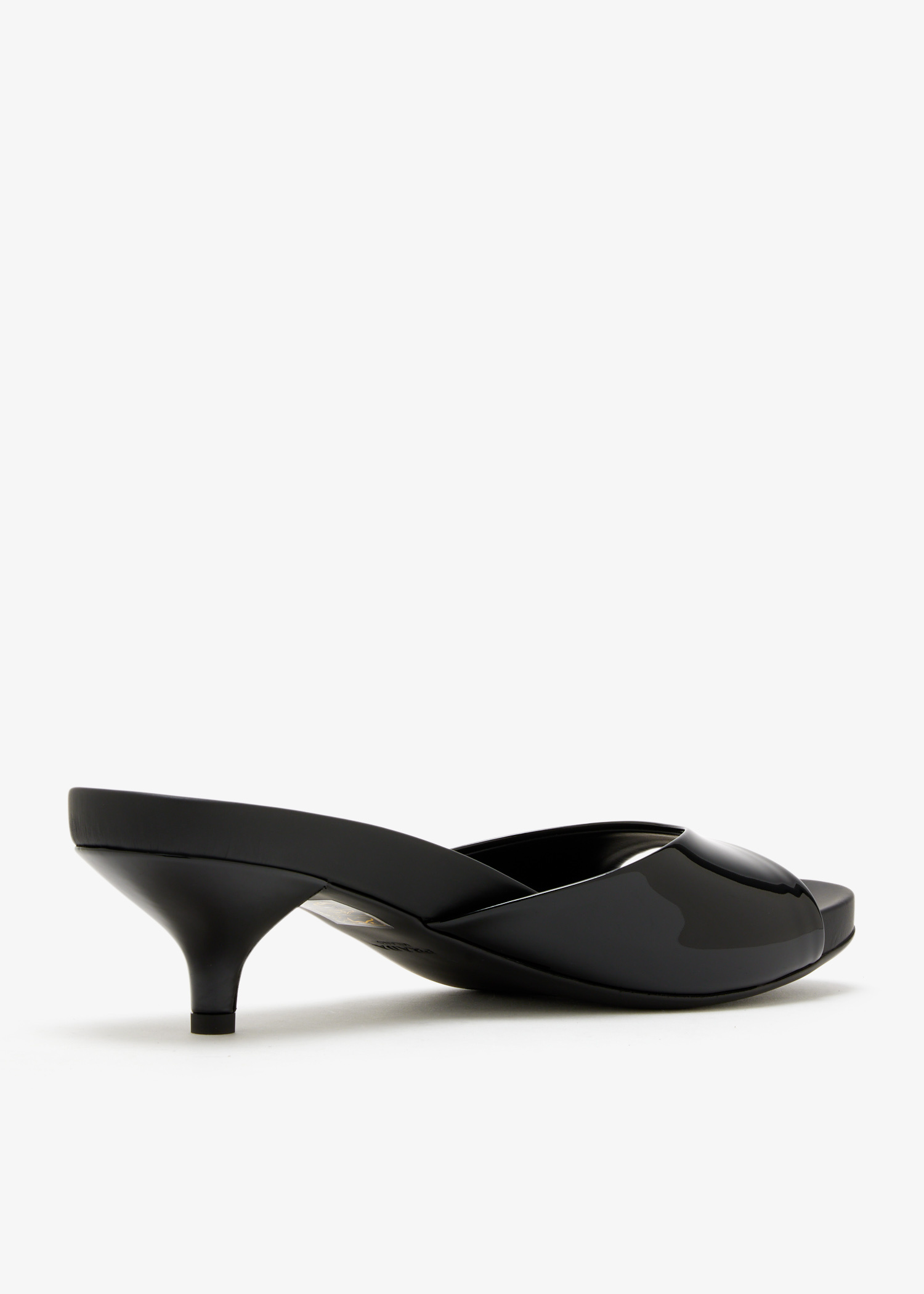 Prada Patent leather sandals for Women - Black in KSA | Level Shoes