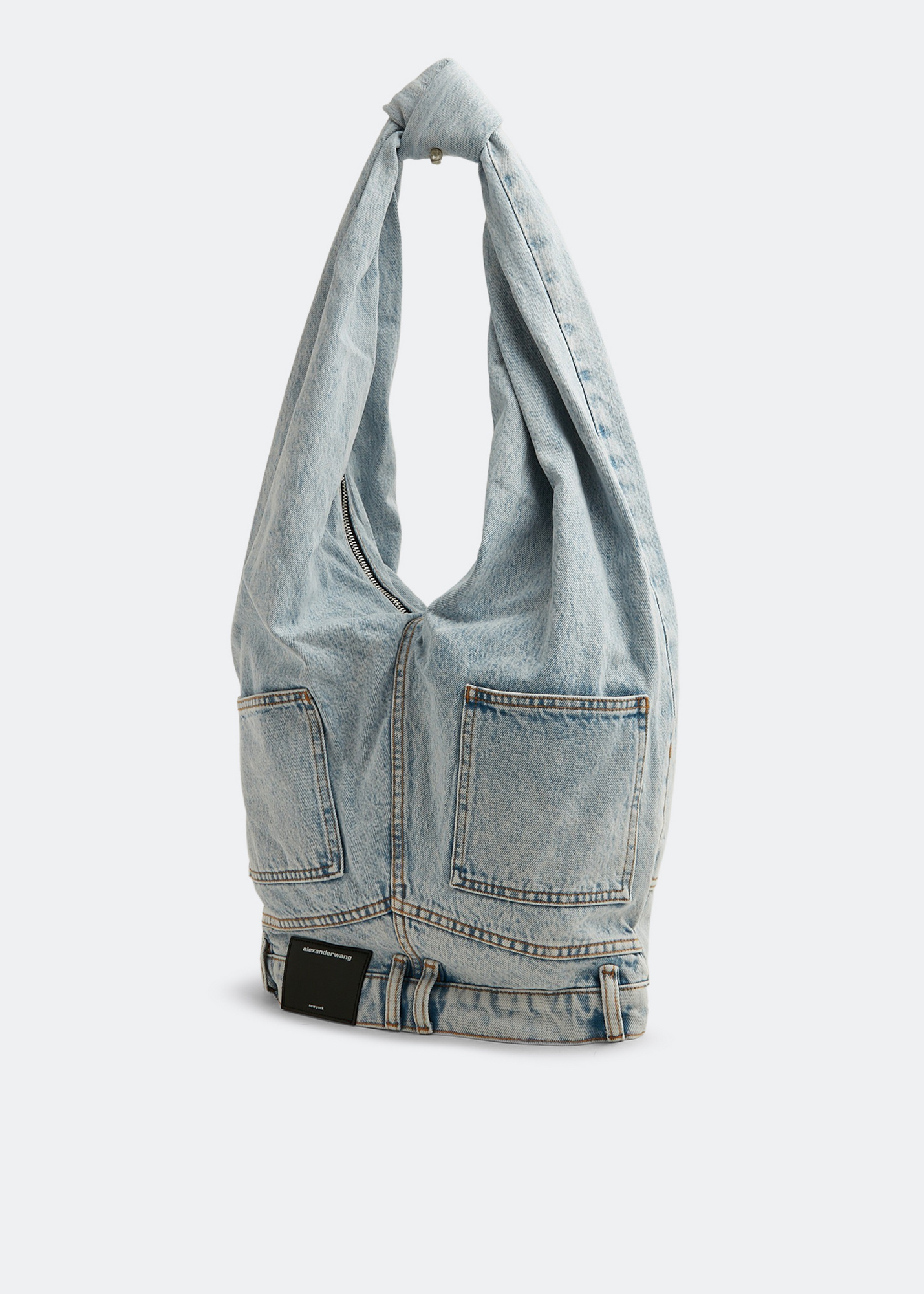alexanderwang バック Alexander Wang Five-pocket denim hobo bag for Women - Blue in USA