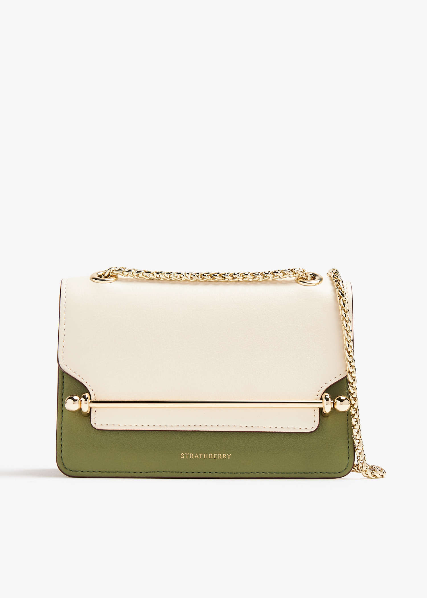 Strathberry East/West mini bag for Women - Green in UAE Strathberry East/West mini bag for Women - Green in UAE