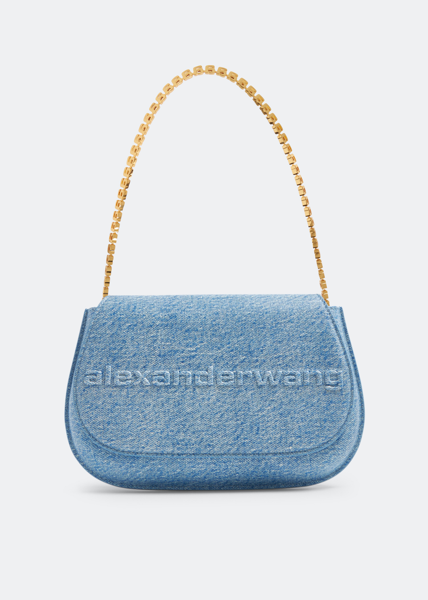 Alexander Wang Crest flap bag for Women - Blue in UAE