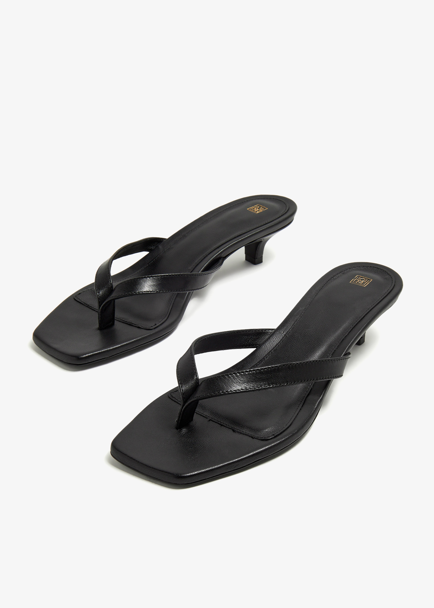 TOTEME The Flip-Flop heel sandals for Women - Black in UAE