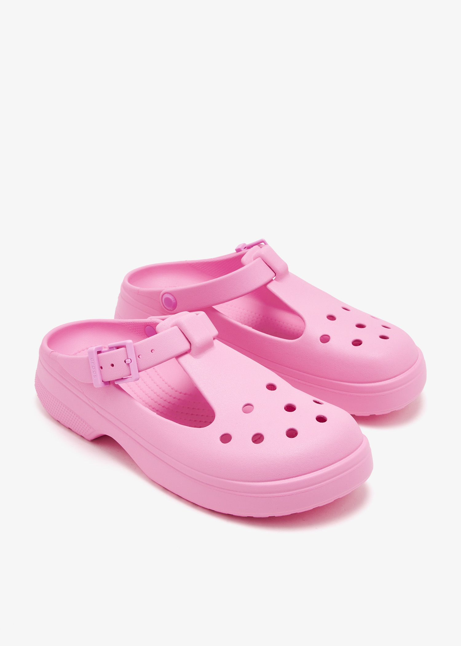 ★CROCS★ Classic Mary Jane Clog Pink Milk 2105816ZW 210581- Crocs - Classic Mary Jane Clog in Pink Milk - 210581-6ZW