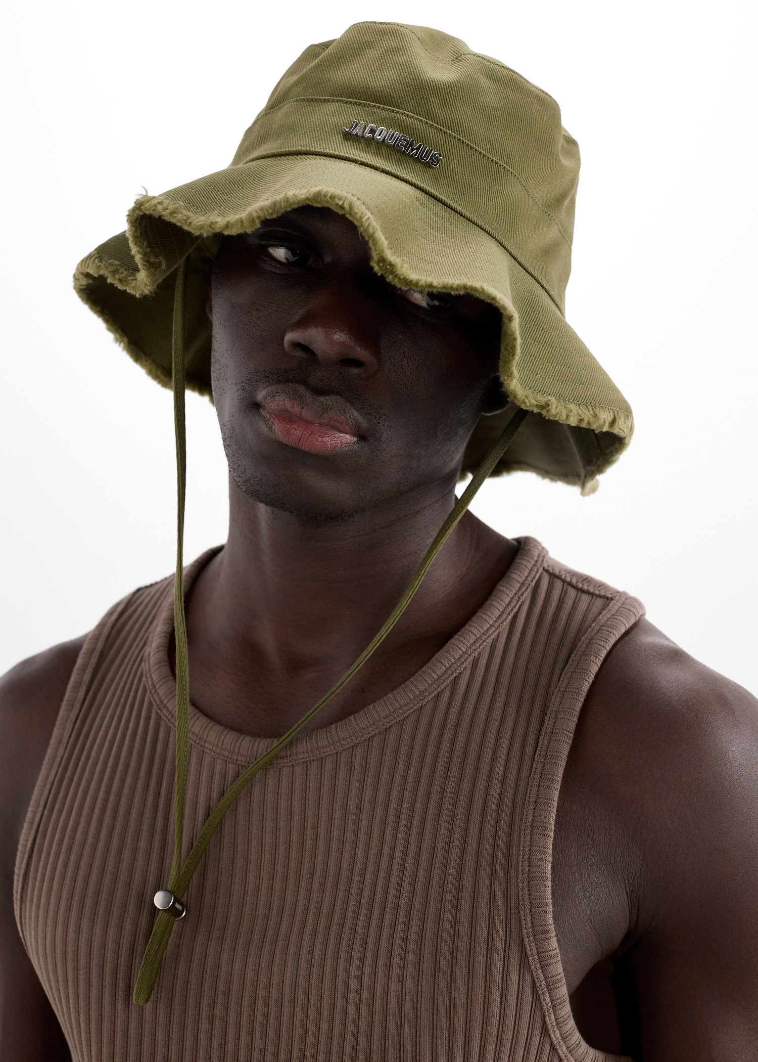 Jacquemus Le Bob Artichaut hat for Men - Green in KSA