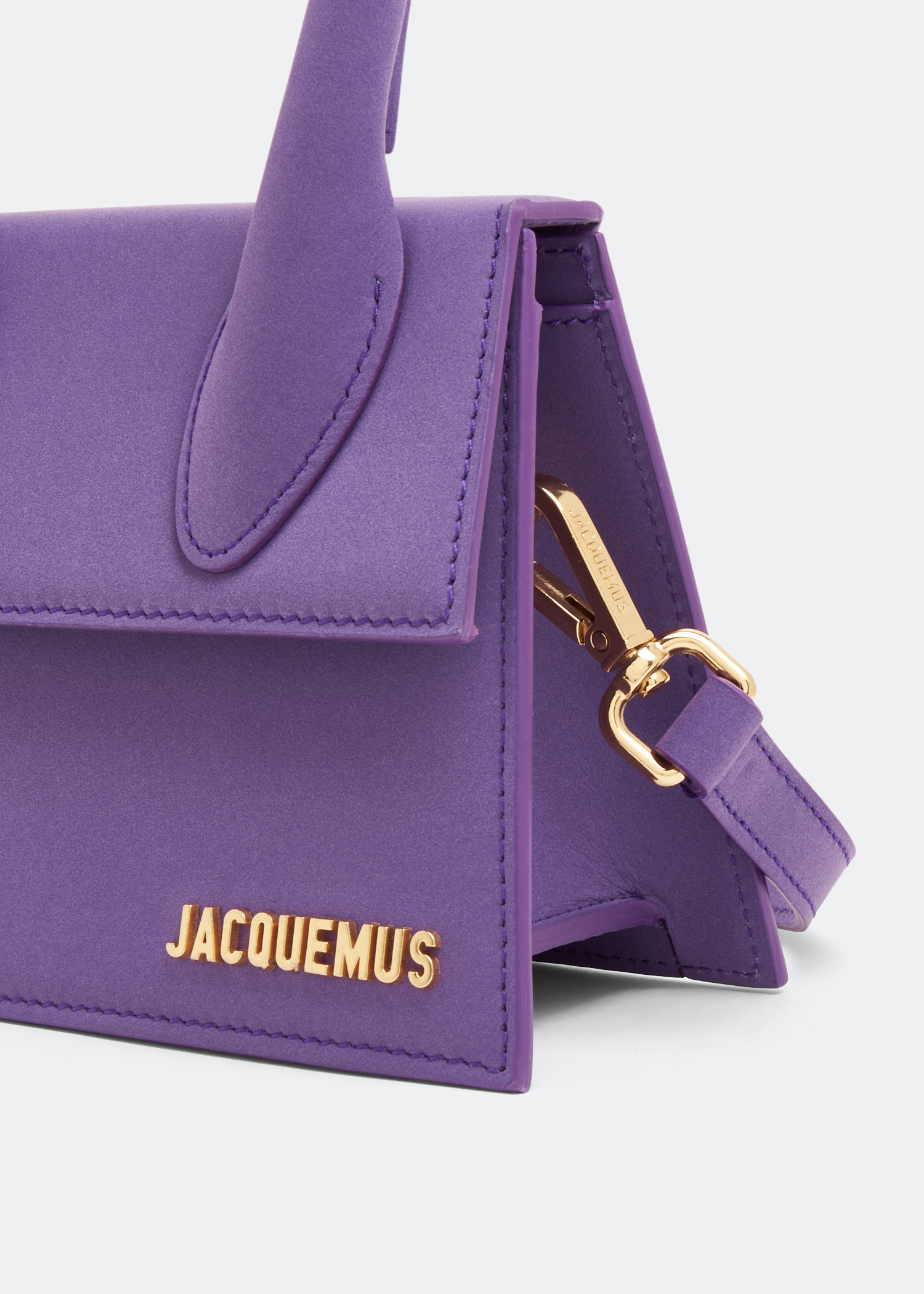 JACQUEMUS 紫 ネットショルダーバッグ Leather handbag Jacquemus Purple in Leather - 42579665