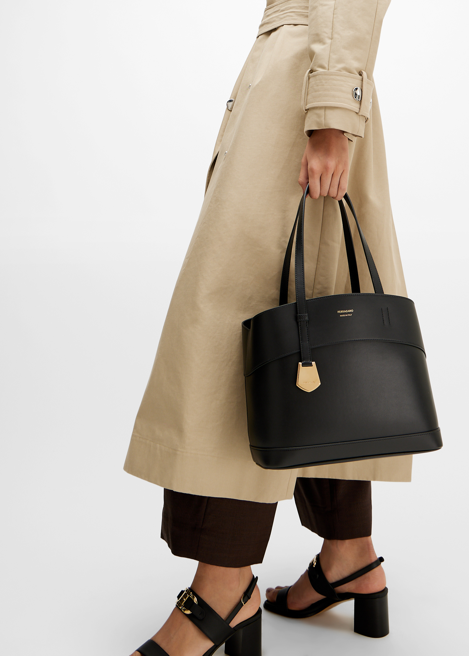 Ferragamo Charming S tote bag for Women - Black in UAE