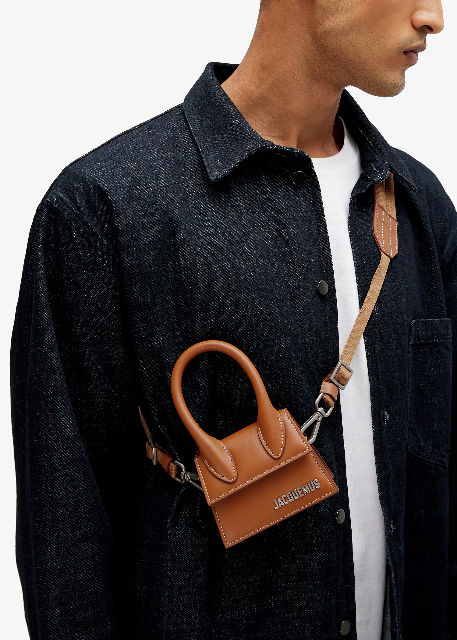 Jacquemus Le Chiquito Homme bag for Men - Brown in USA | Level Shoes