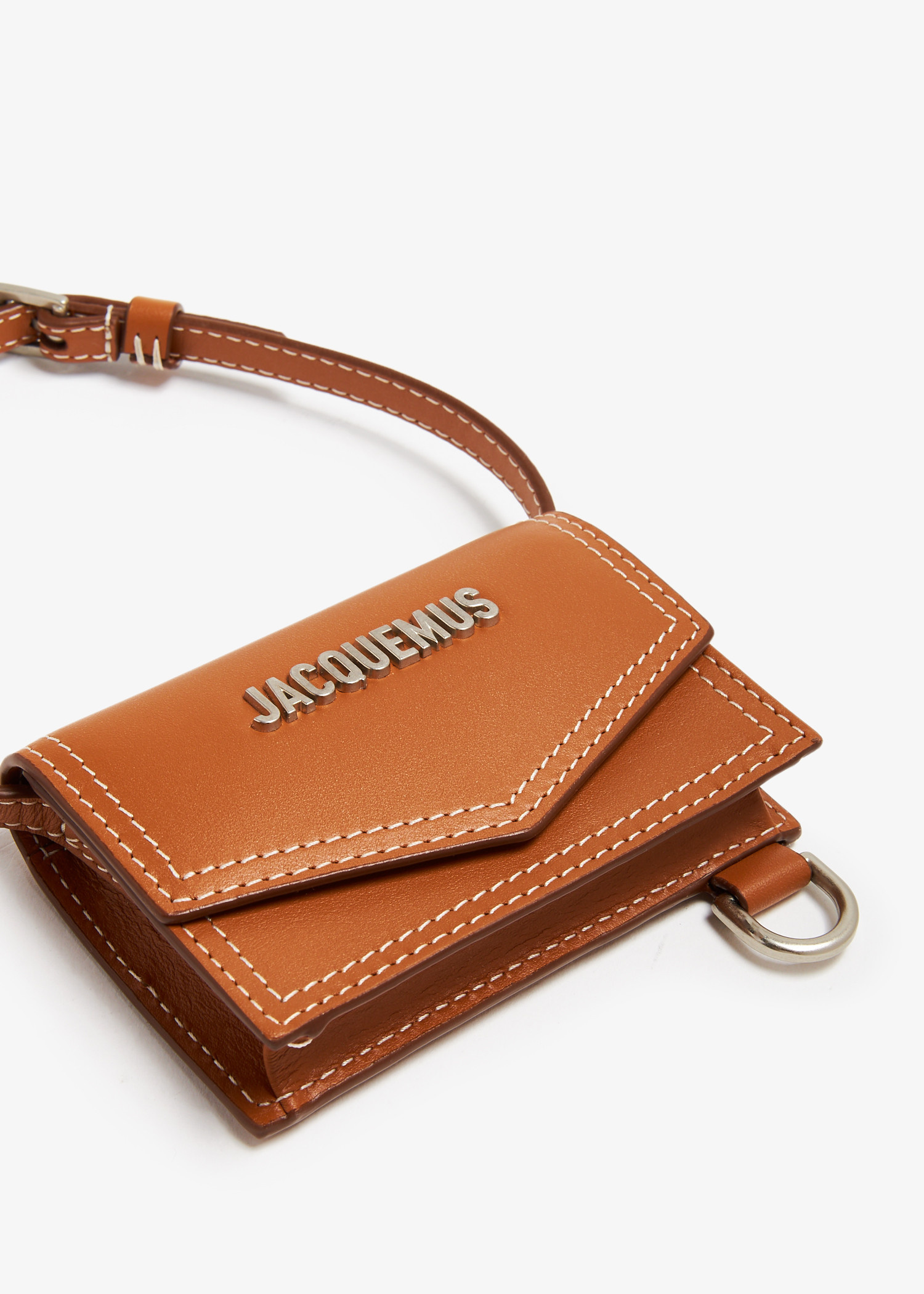 Jacquemus Le Porte Azur pouch for Men - Brown in USA | Level Shoes