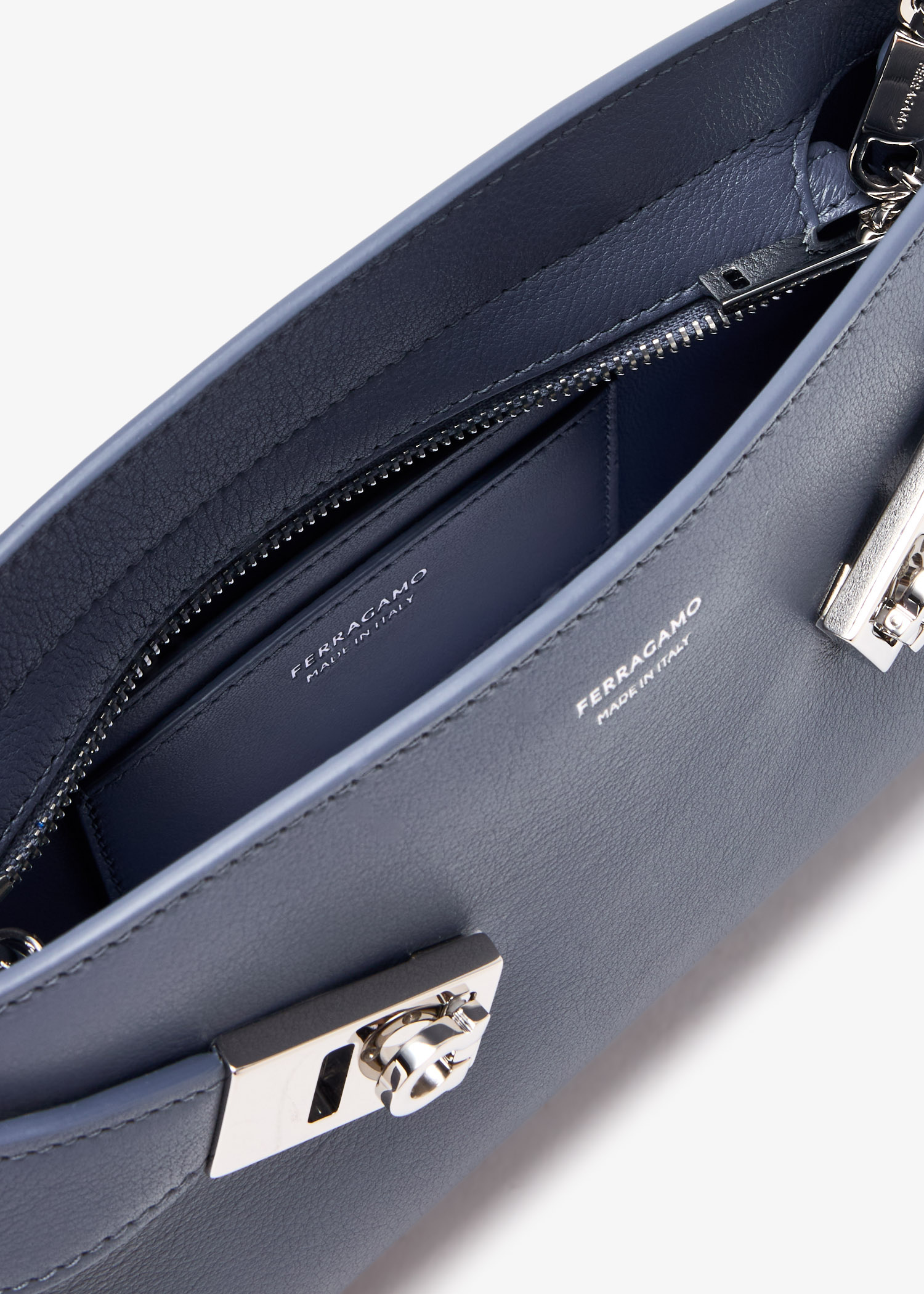 Ferragamo Hug crossbody bag for Women - Grey in UAE | Level Shoes